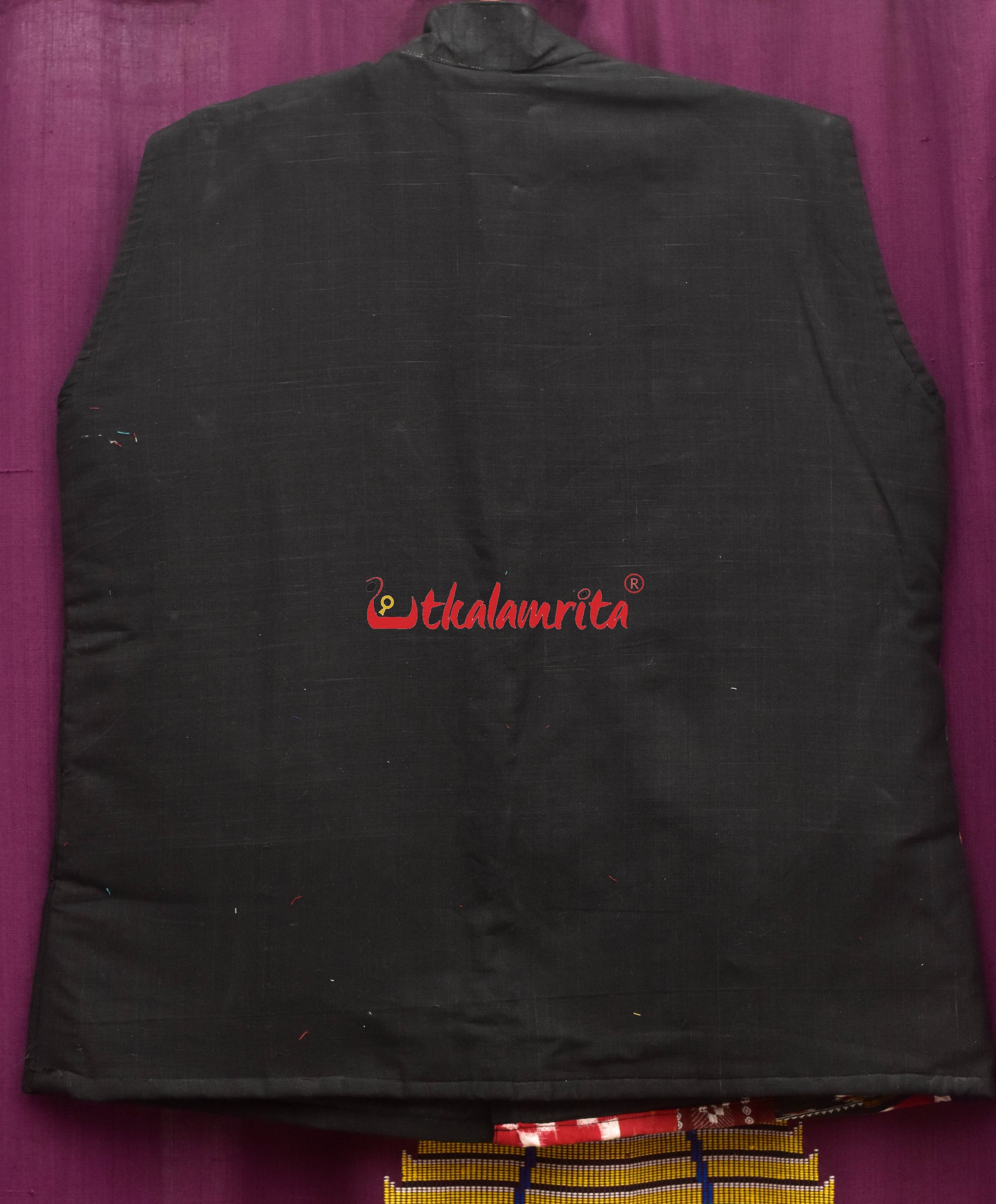 Black Multicolour Patch (Men's Jacket)