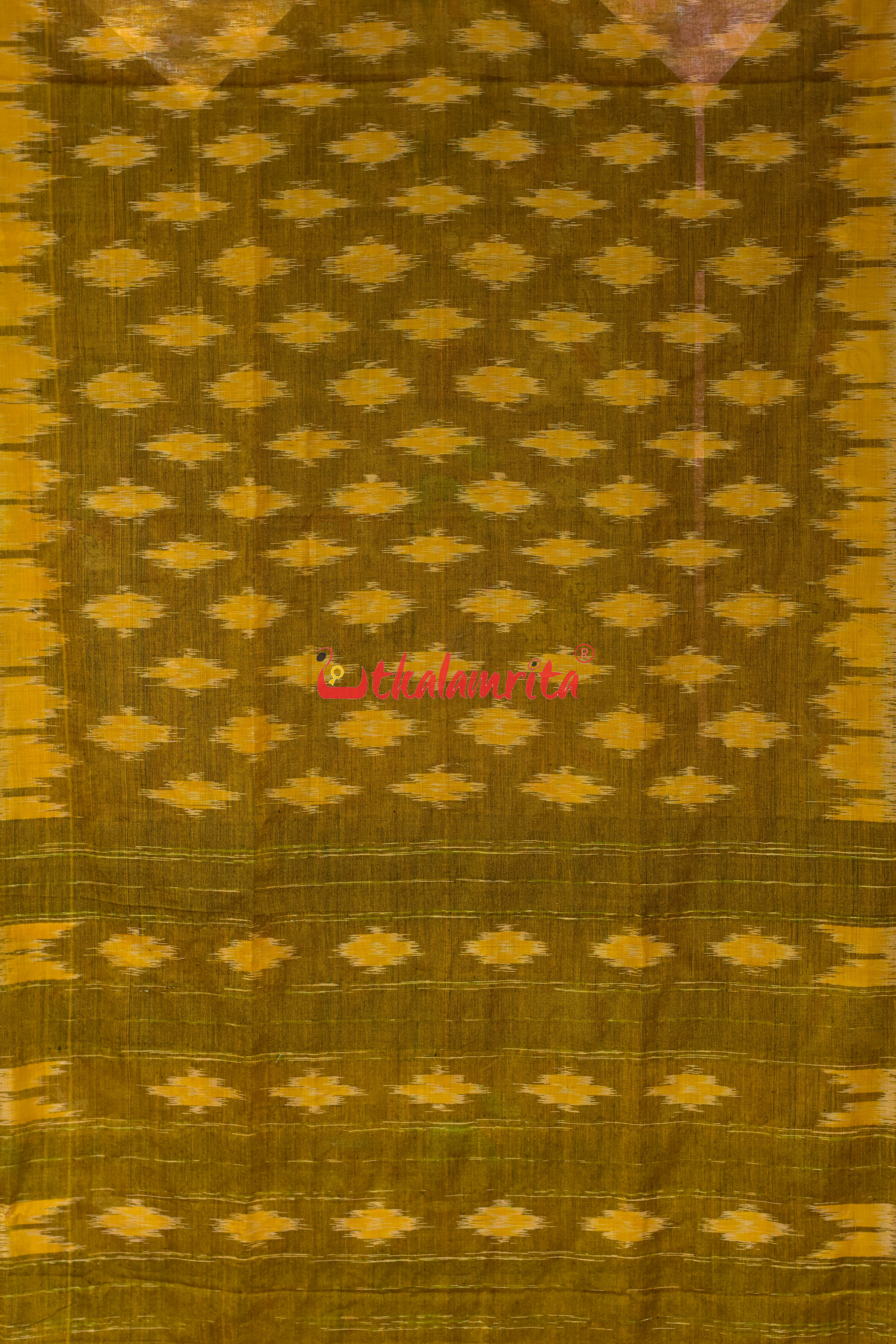 Golden Black Body Bandha Khandua Cotton (Dupatta)
