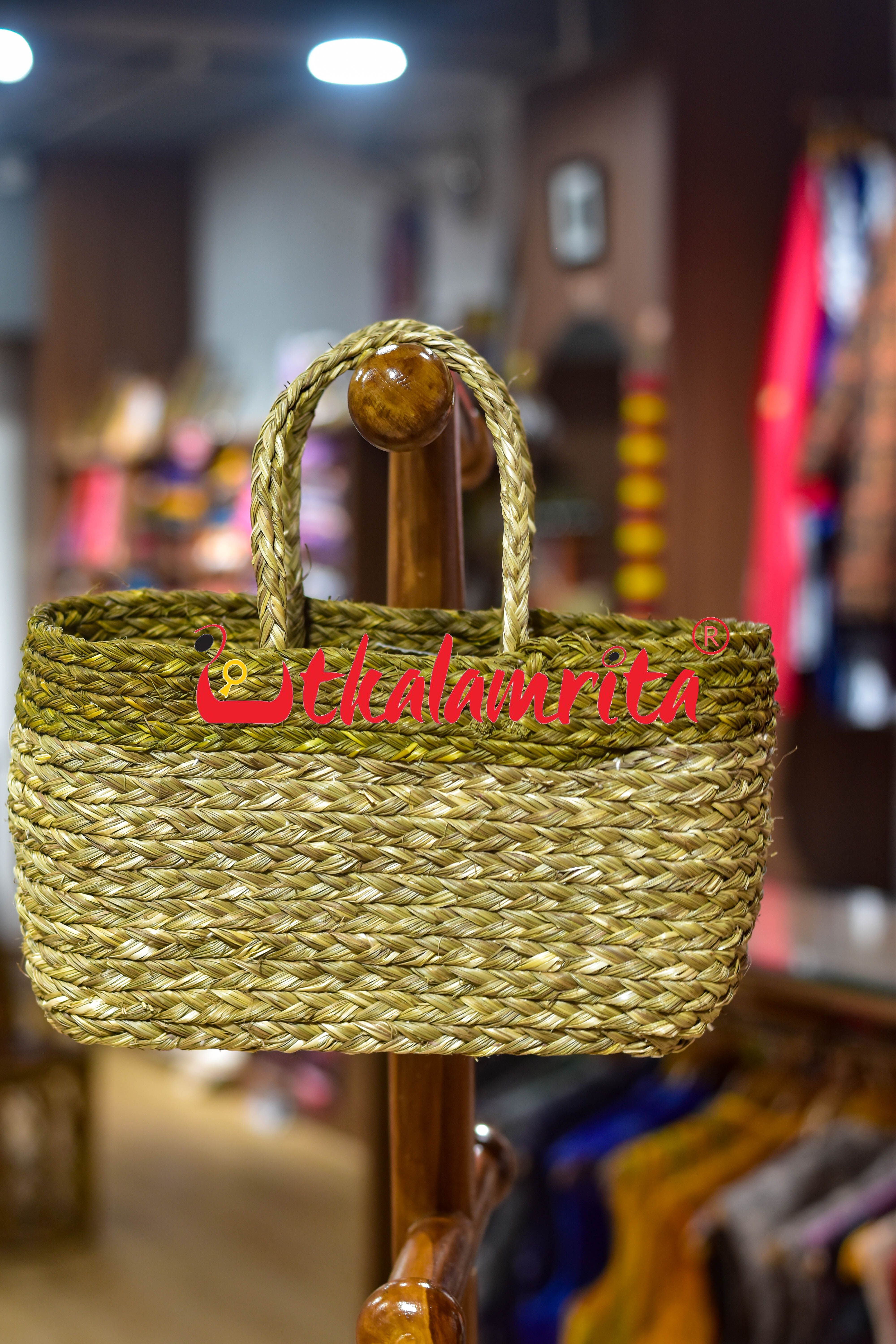 Medium Sabai Grass Mehndi Hamper Bag