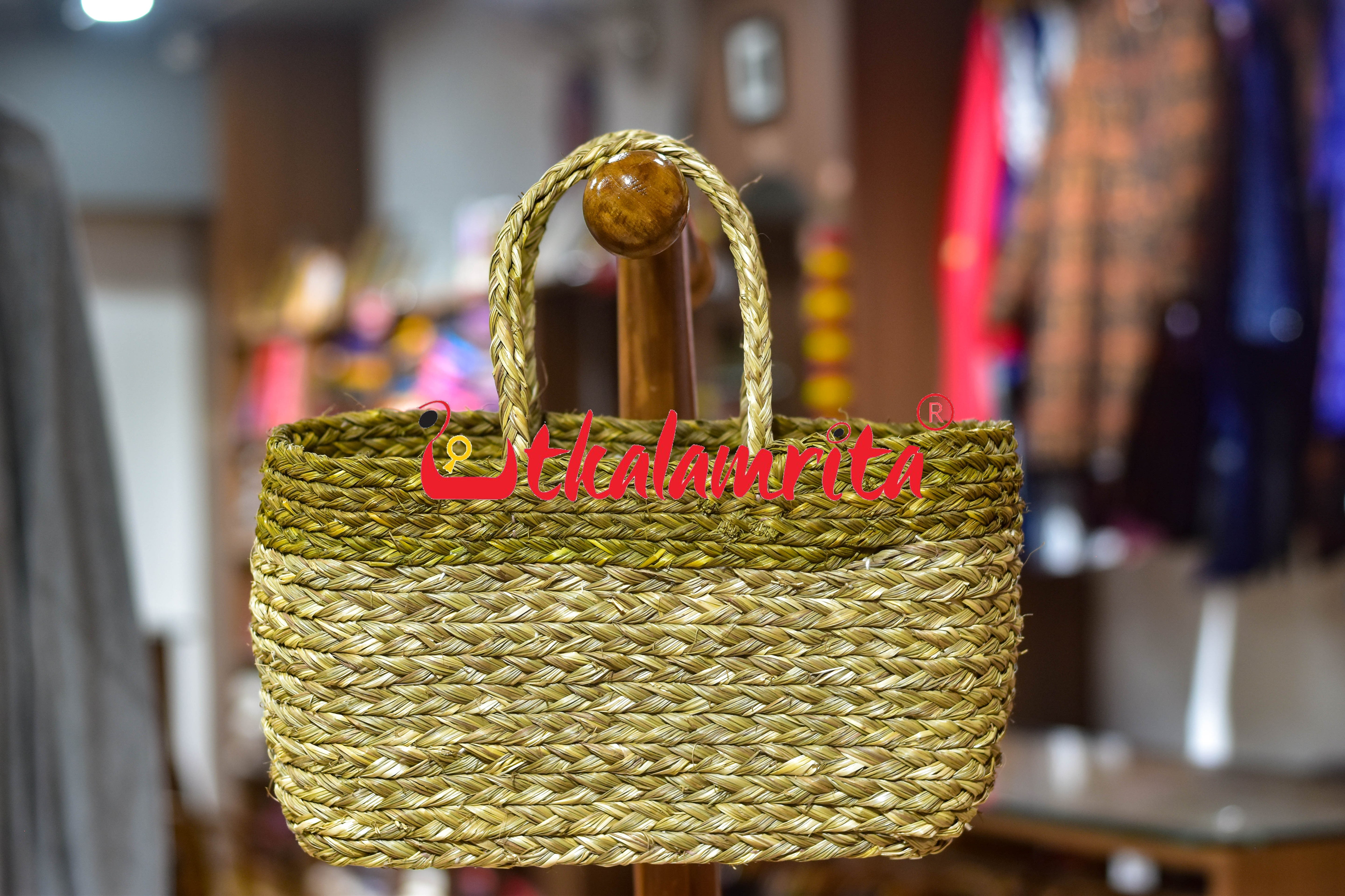 Medium Sabai Grass Mehndi Hamper Bag