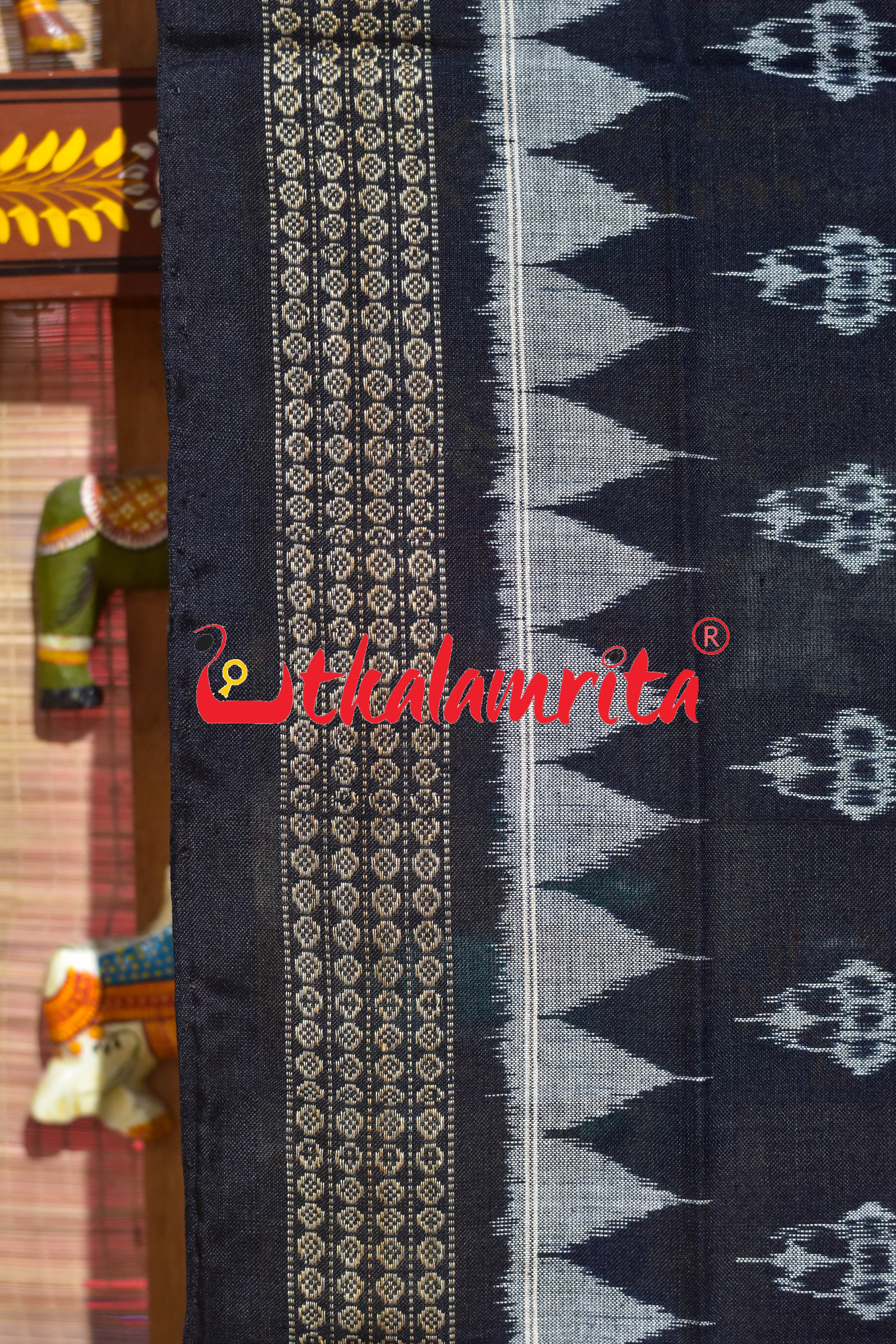 Black Aliens Sambalpuri (Dupatta)