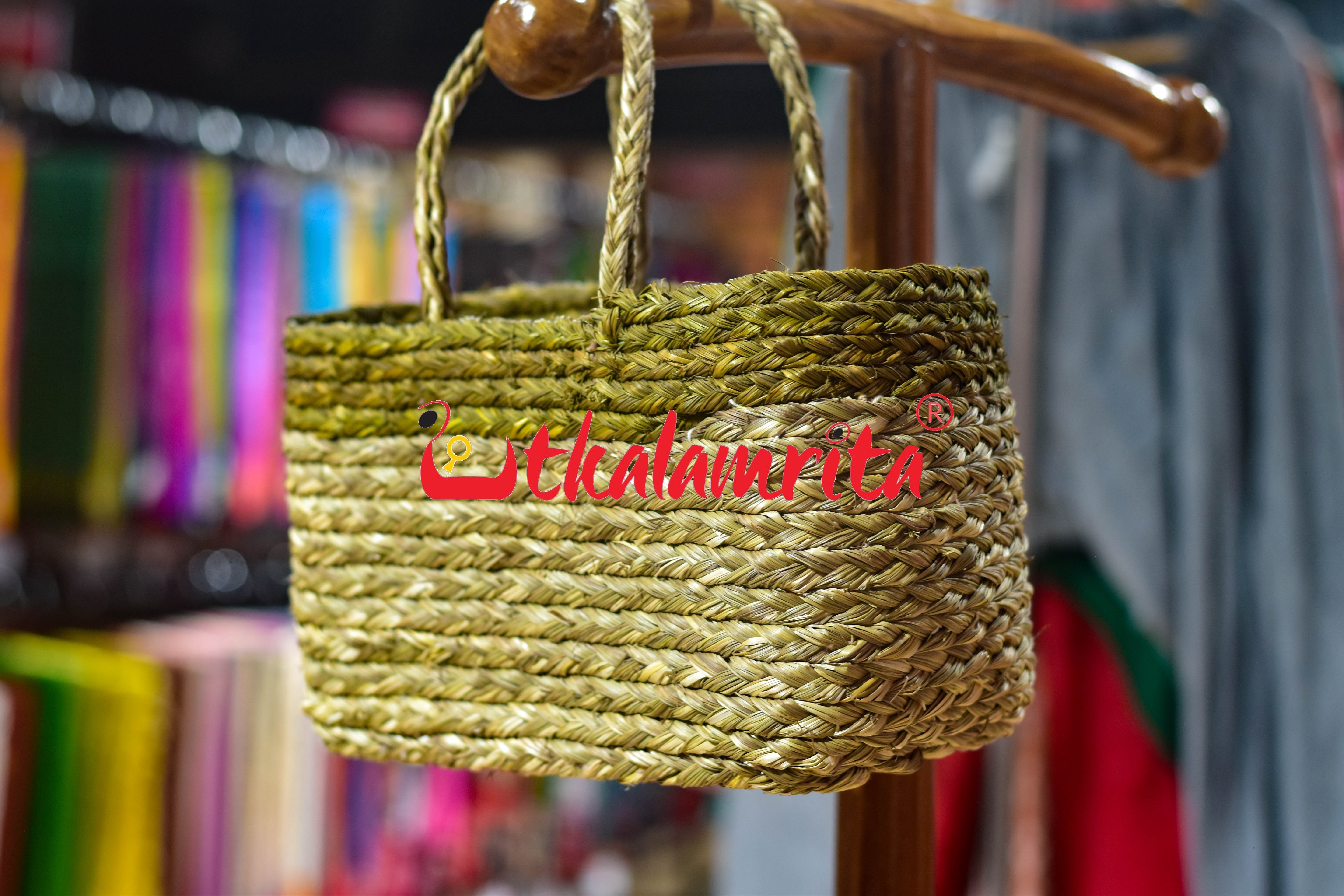 Medium Sabai Grass Mehndi Hamper Bag