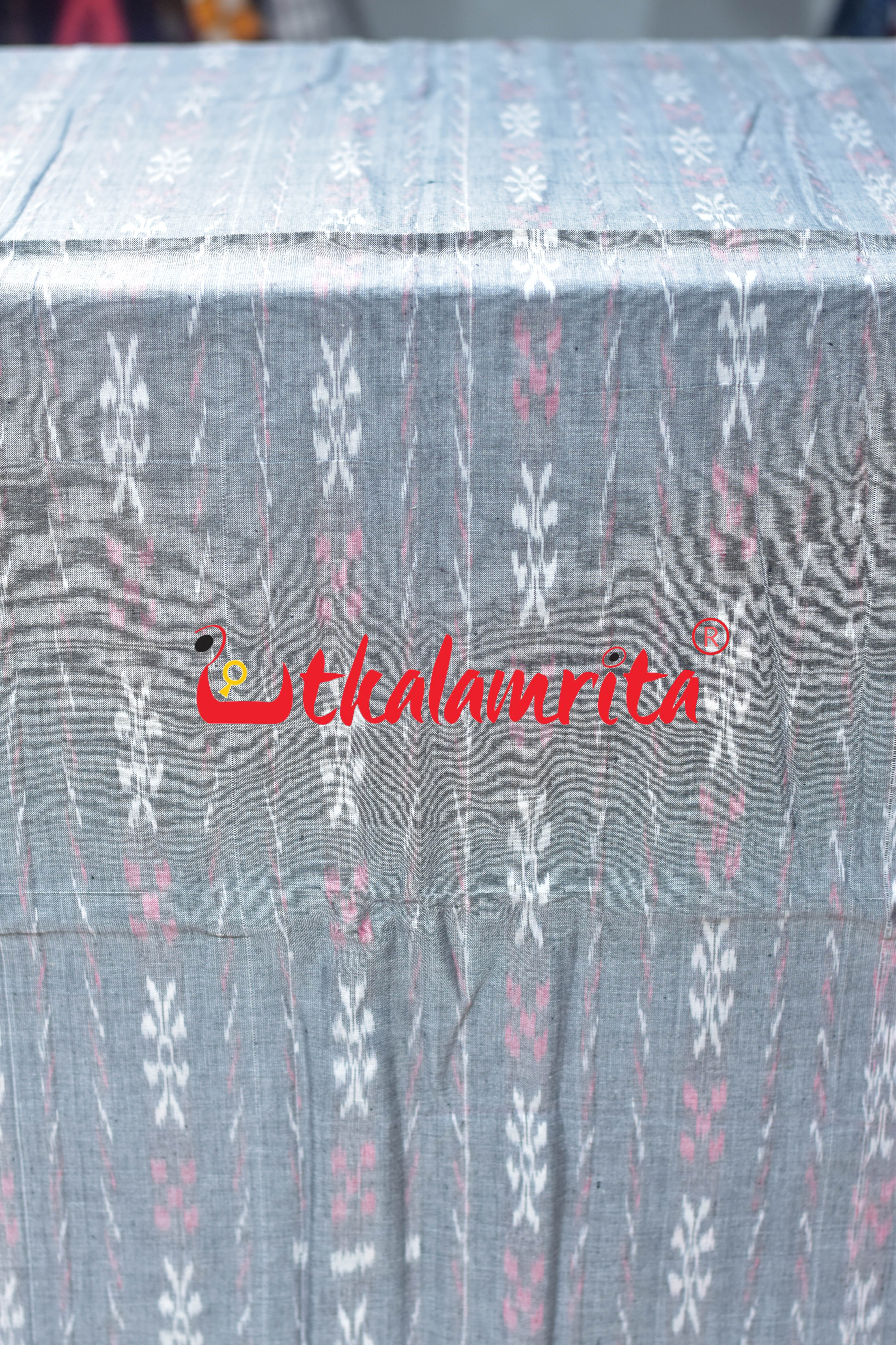 Grey Pasapali Paper Design Cotton (Fabric)