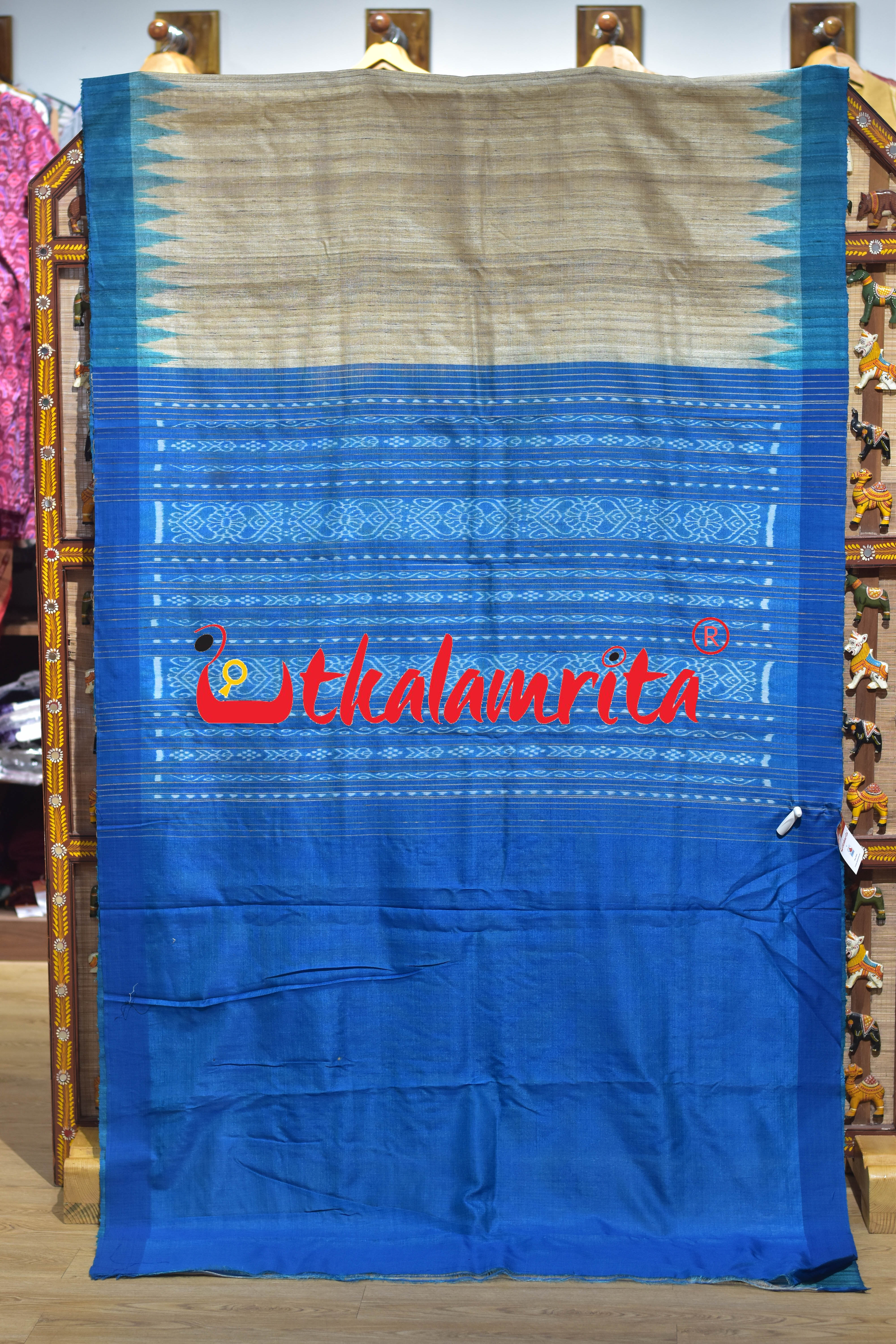 Natural Body Surf Ghicha Gopalpur Tussar Silk Saree