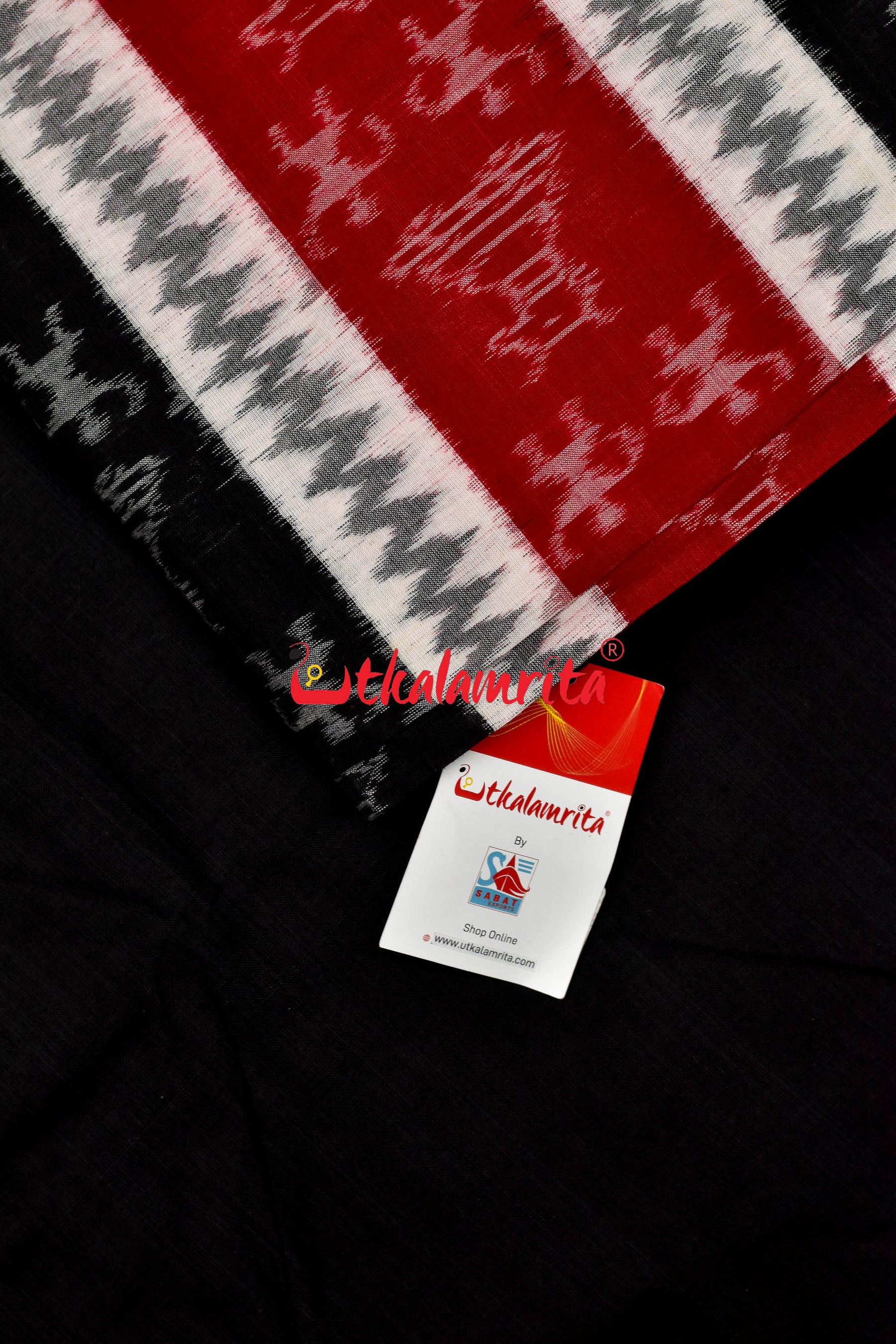 Tribal Pashupati Red Black White (Fabric)