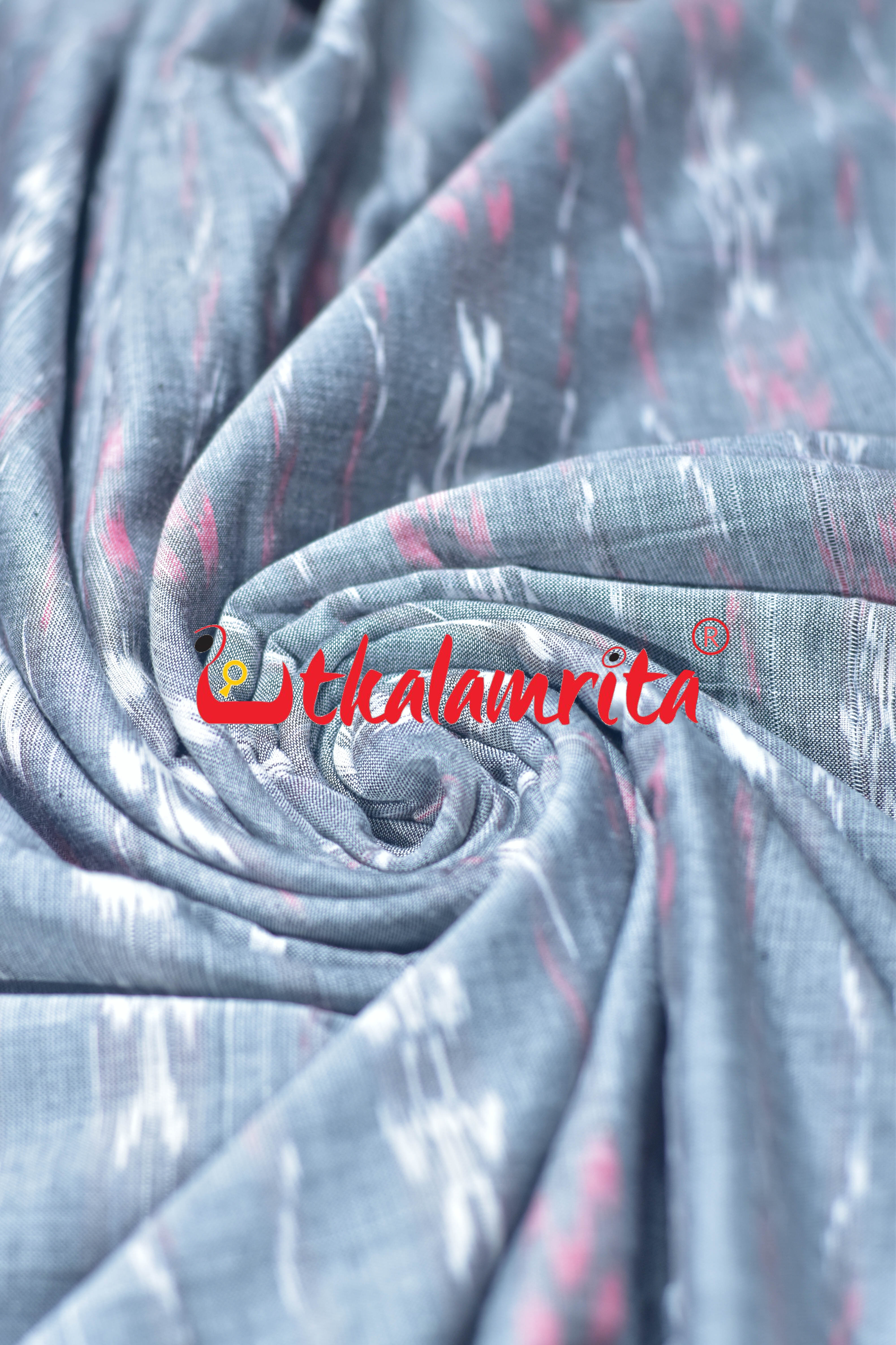 Grey Pasapali Paper Design Cotton (Fabric)