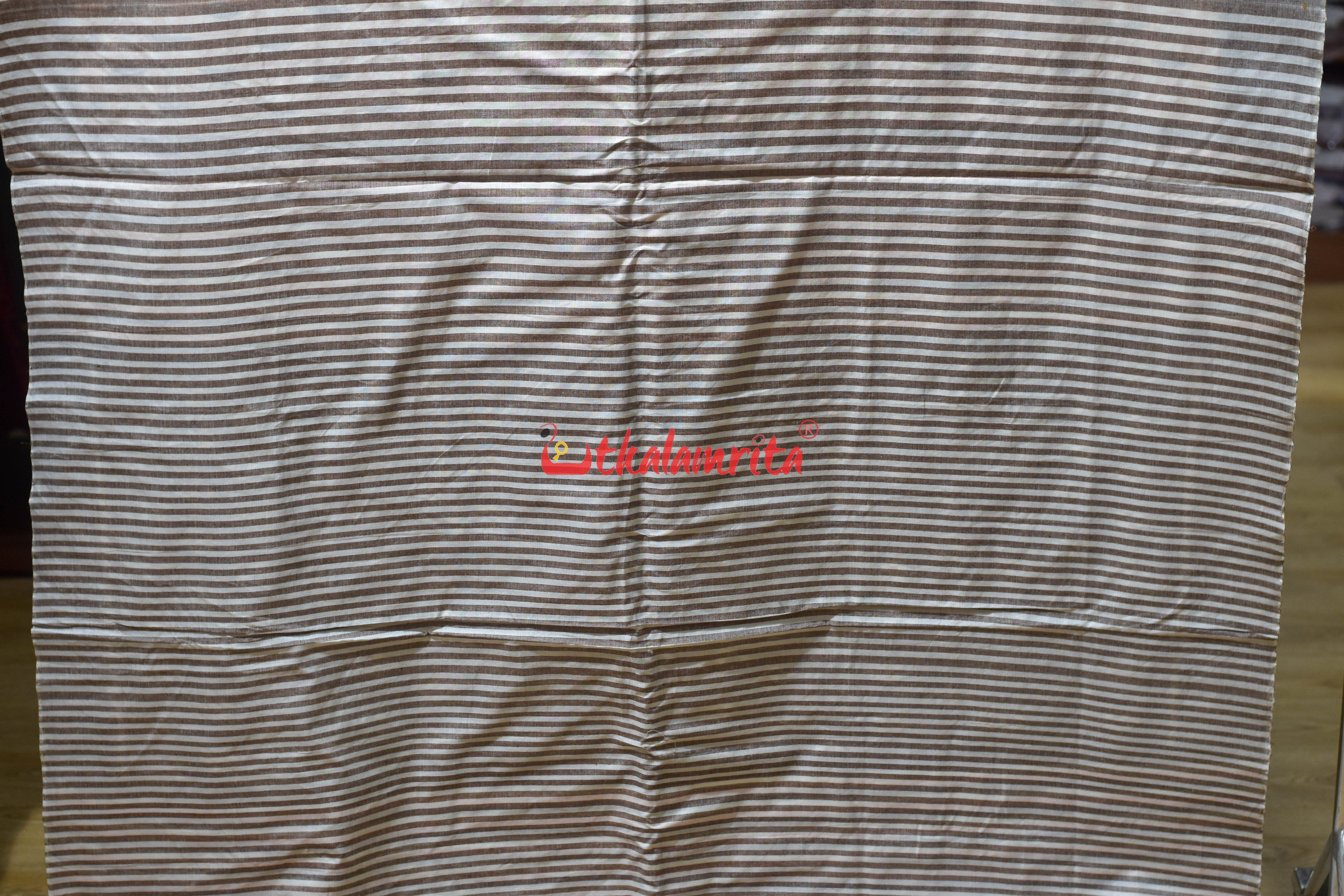 Peach Optical Illusion Khandua Cotton Saree