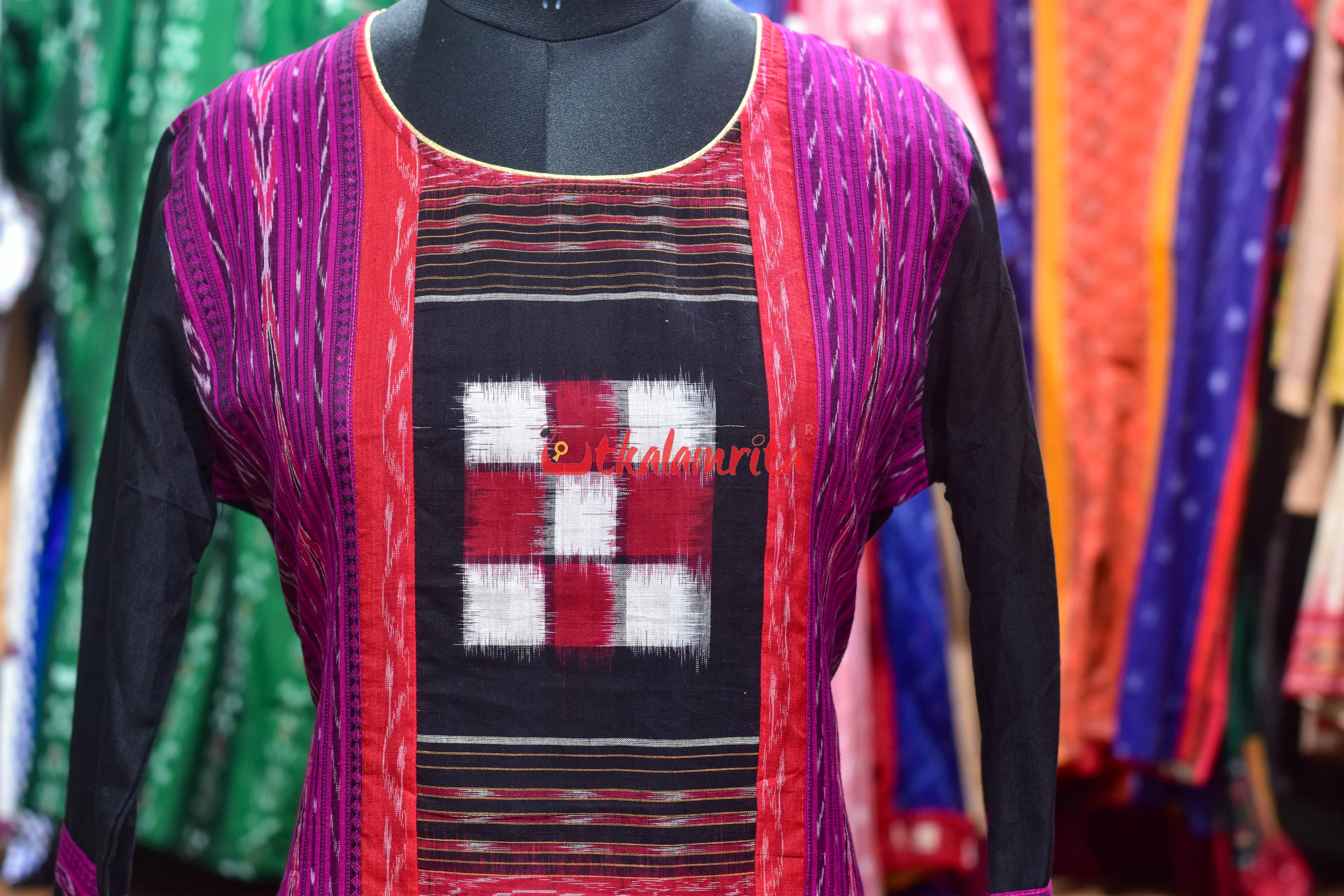 Royal Ikat Checks (Ladies Kurti)