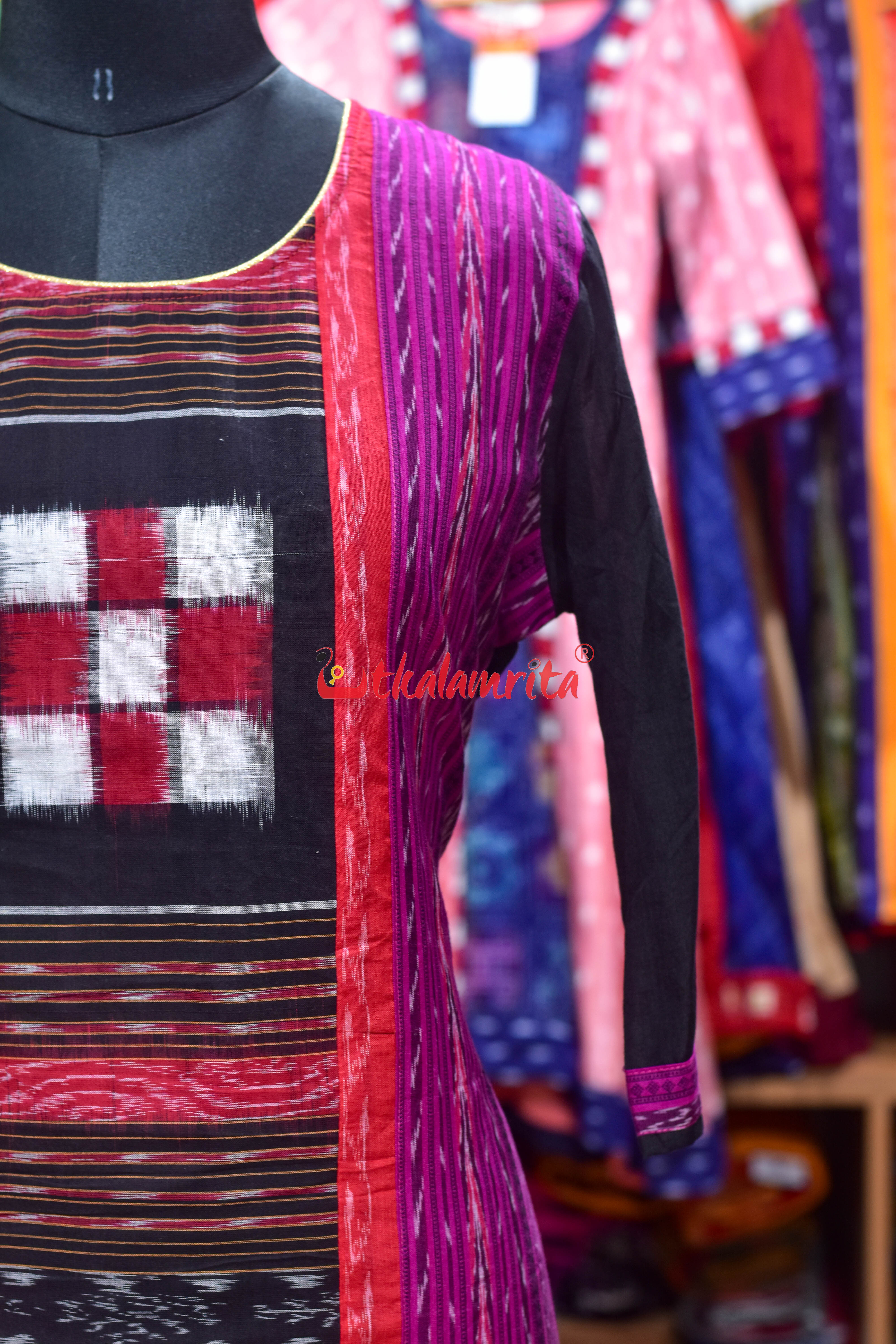 Royal Ikat Checks (Ladies Kurti)