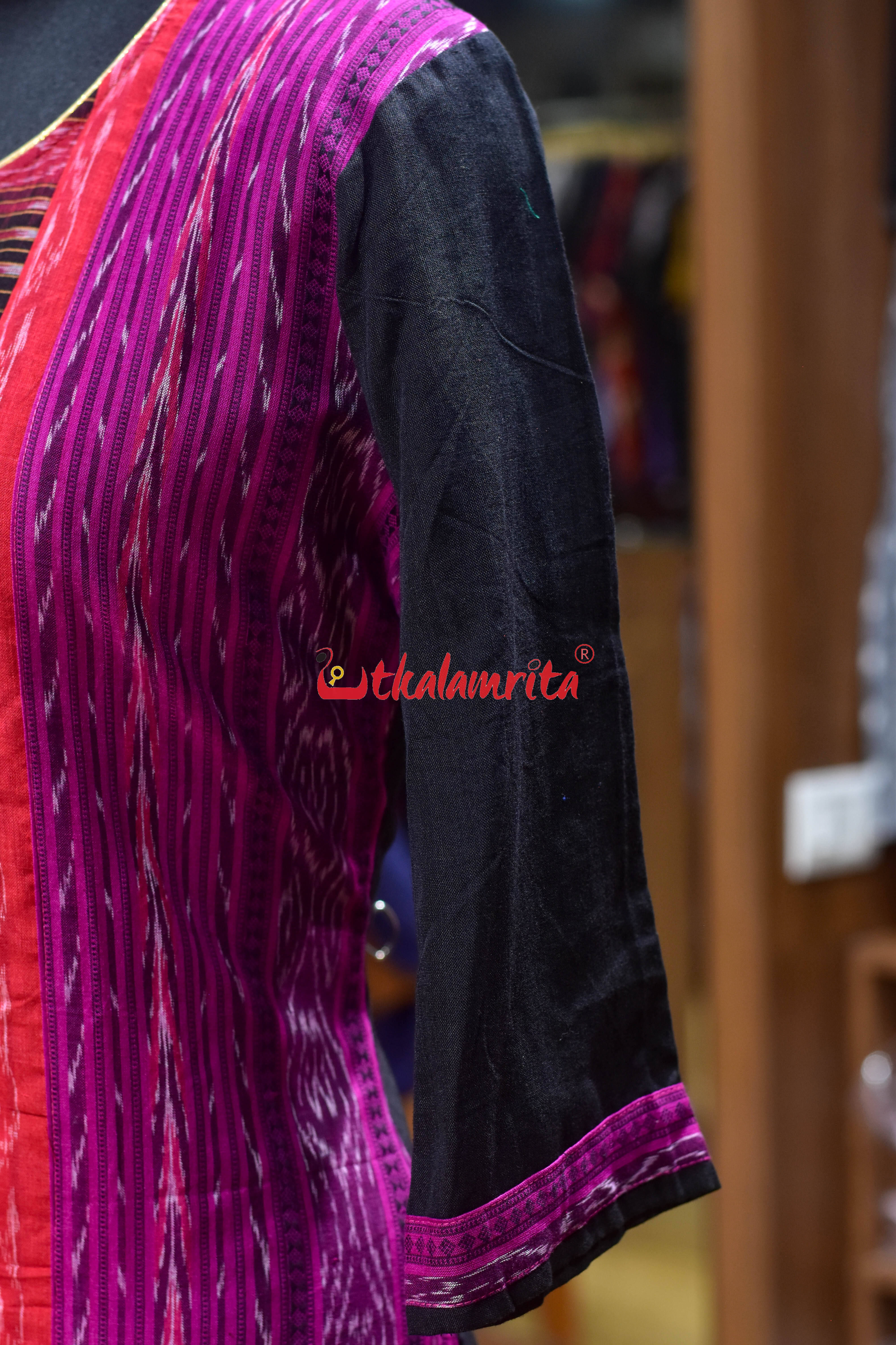 Royal Ikat Checks (Ladies Kurti)