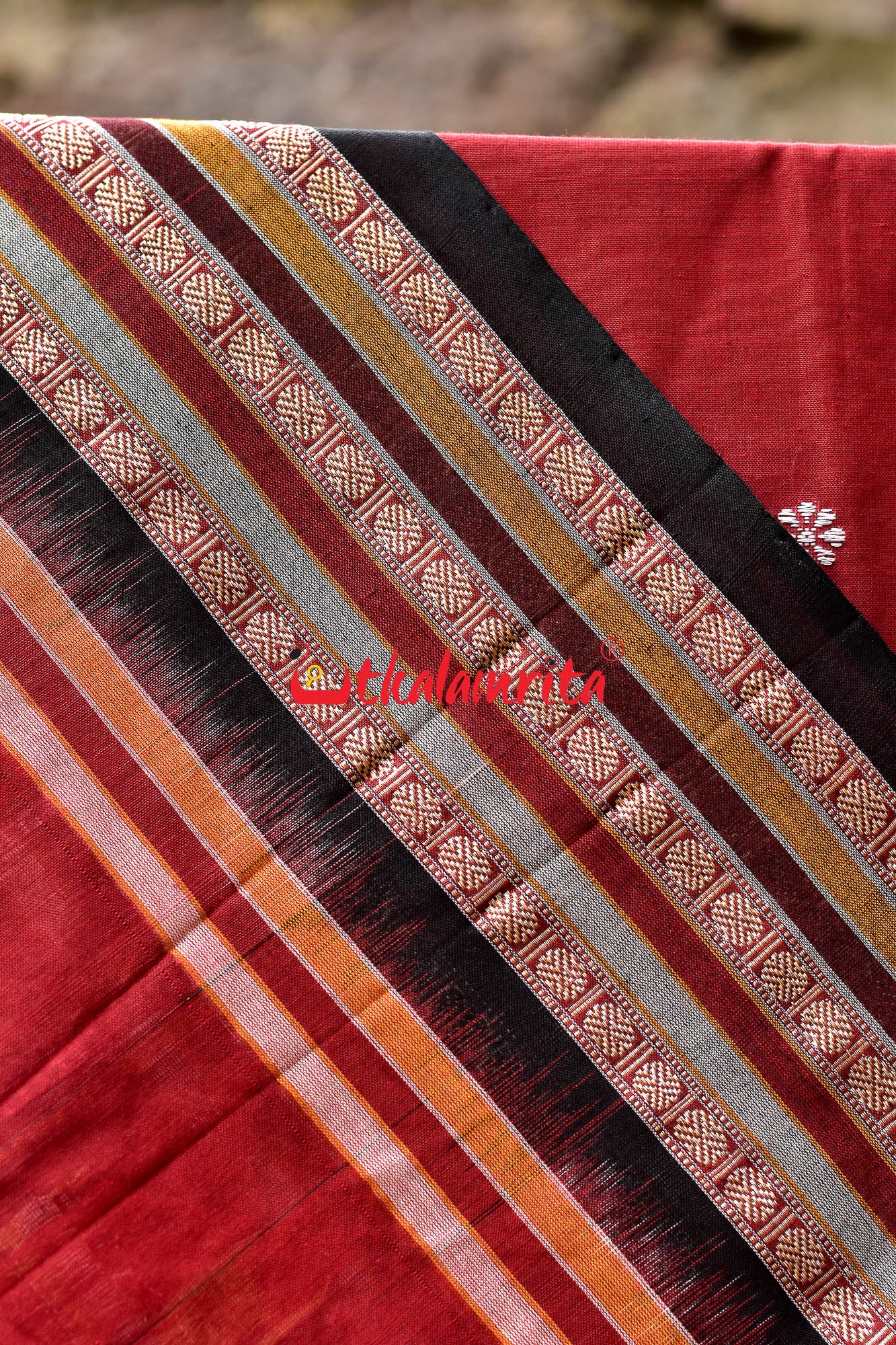 Saundarya Maroon Dolabedi Cotton Saree