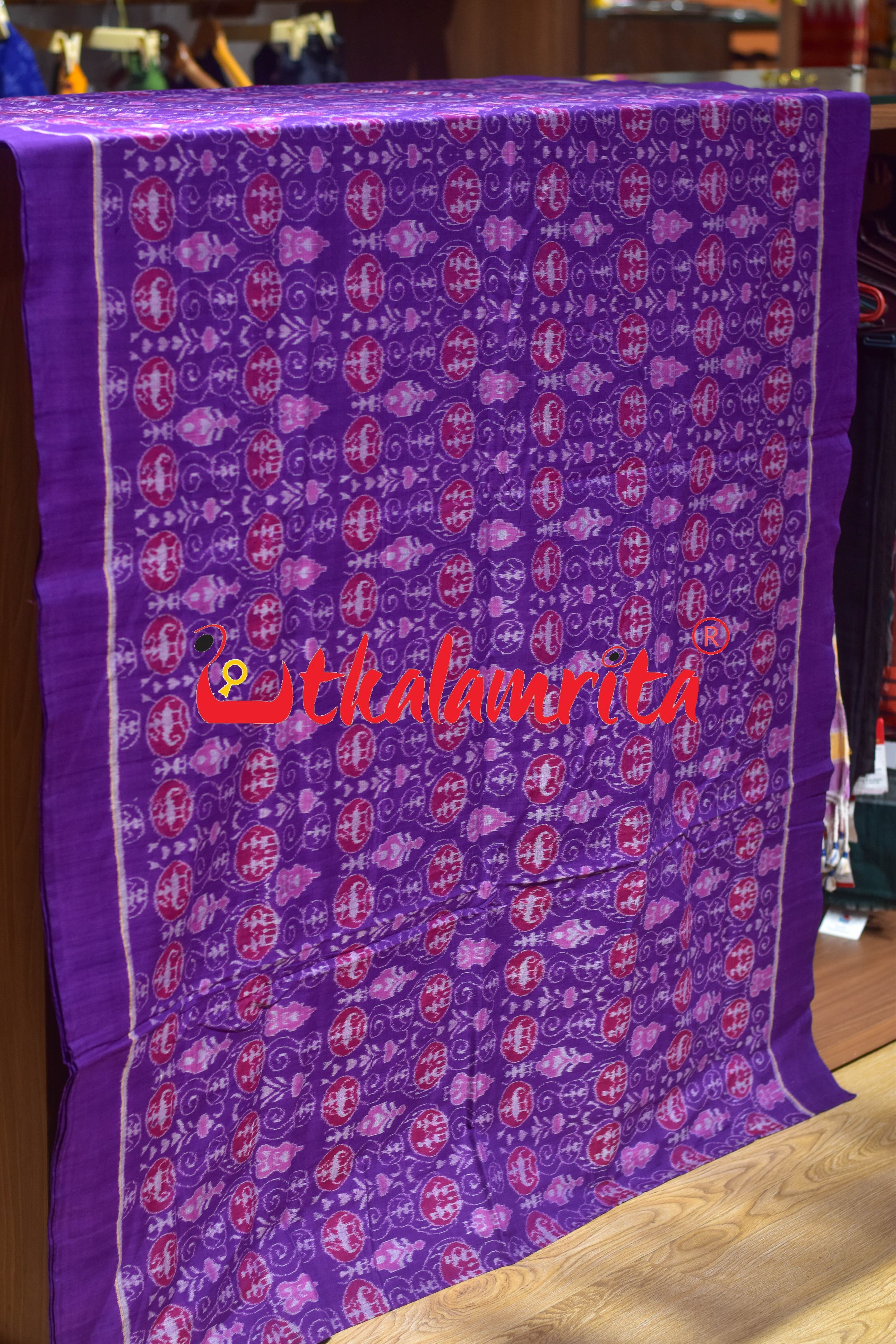 Violet Jodi Tribals Sambalpuri Cotton (Fabric)
