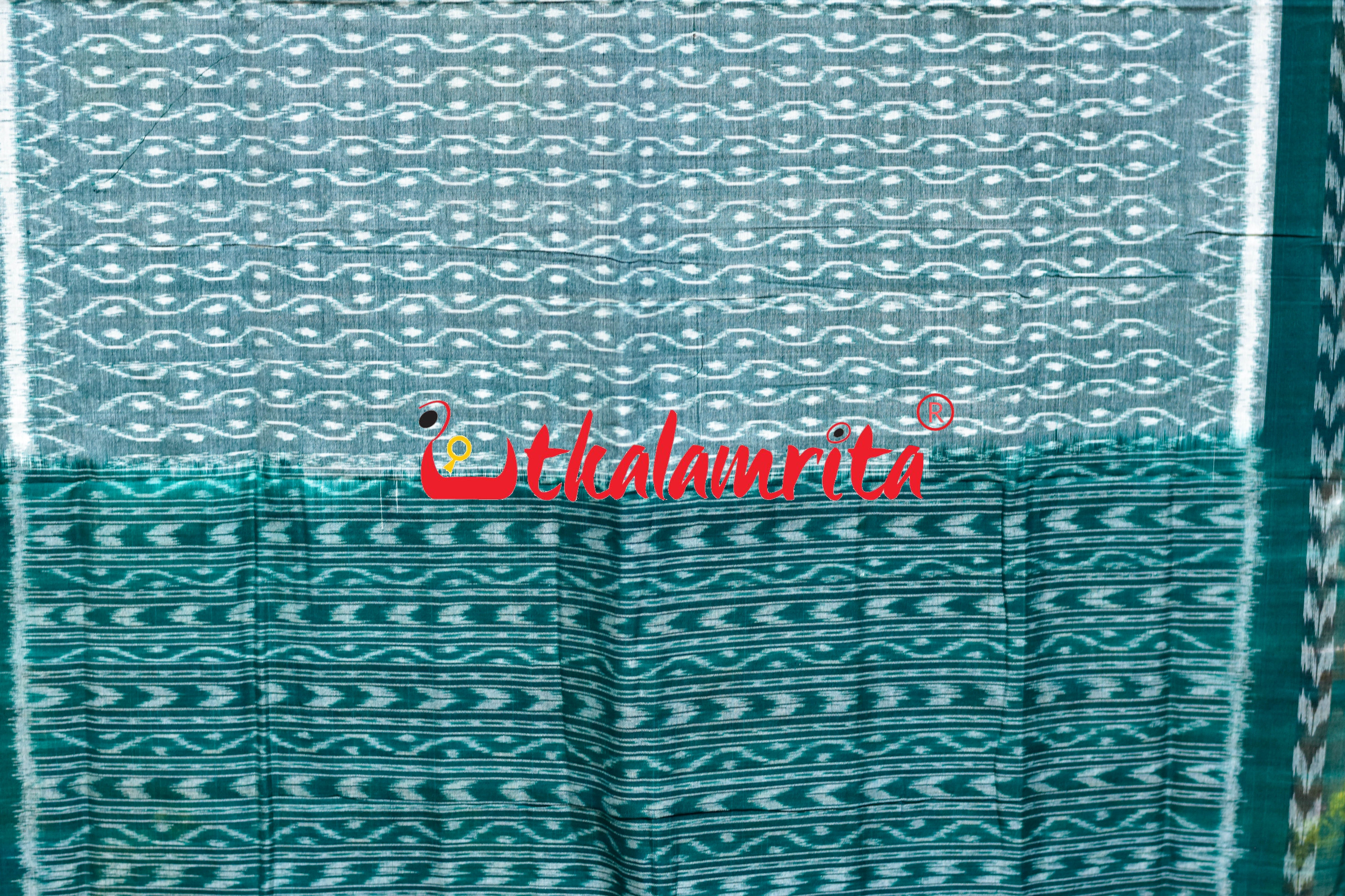 Green Lahari Sambalpuri (Dupatta)