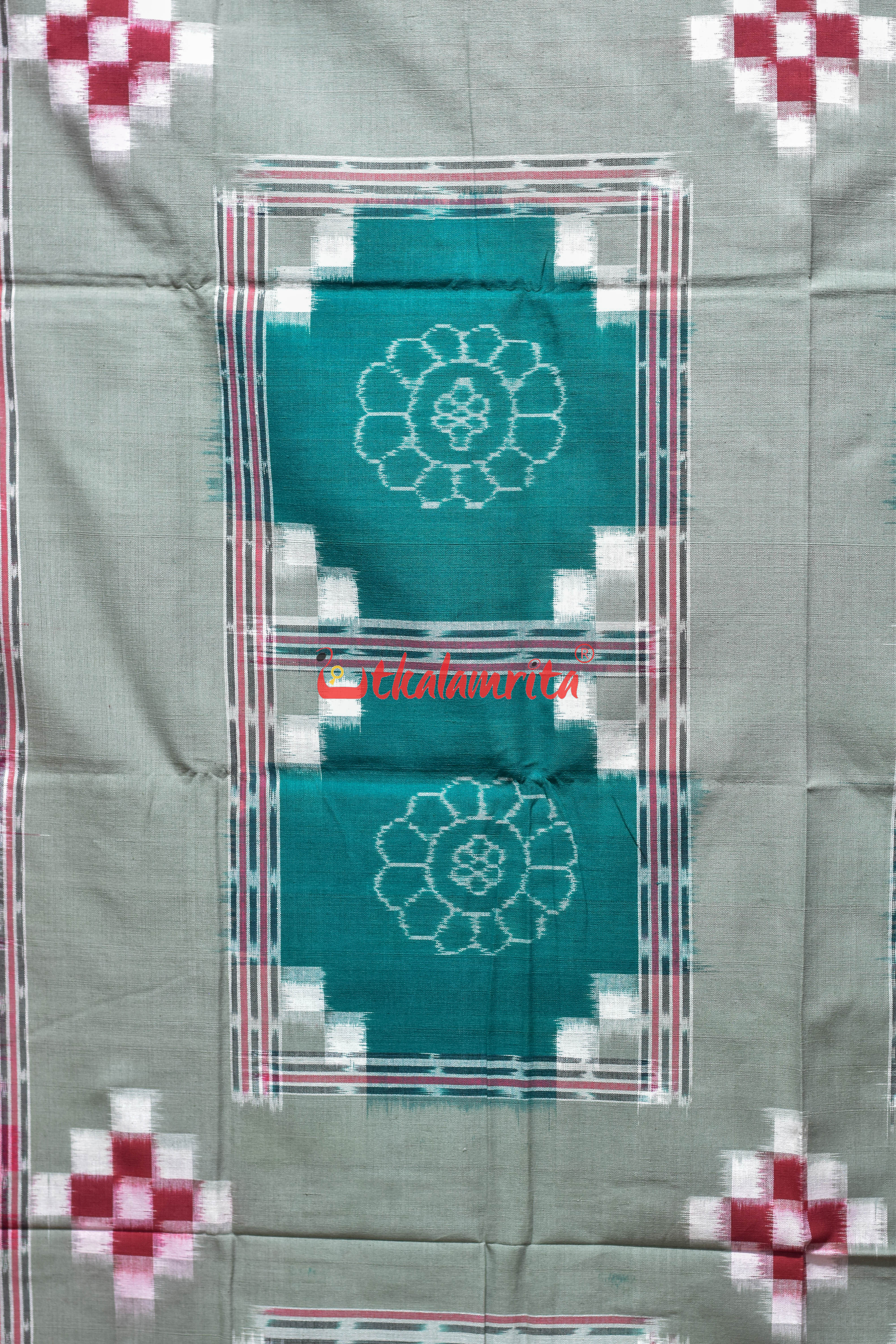 Red Olive Flower Bandha Cotton (Single Bedsheet)