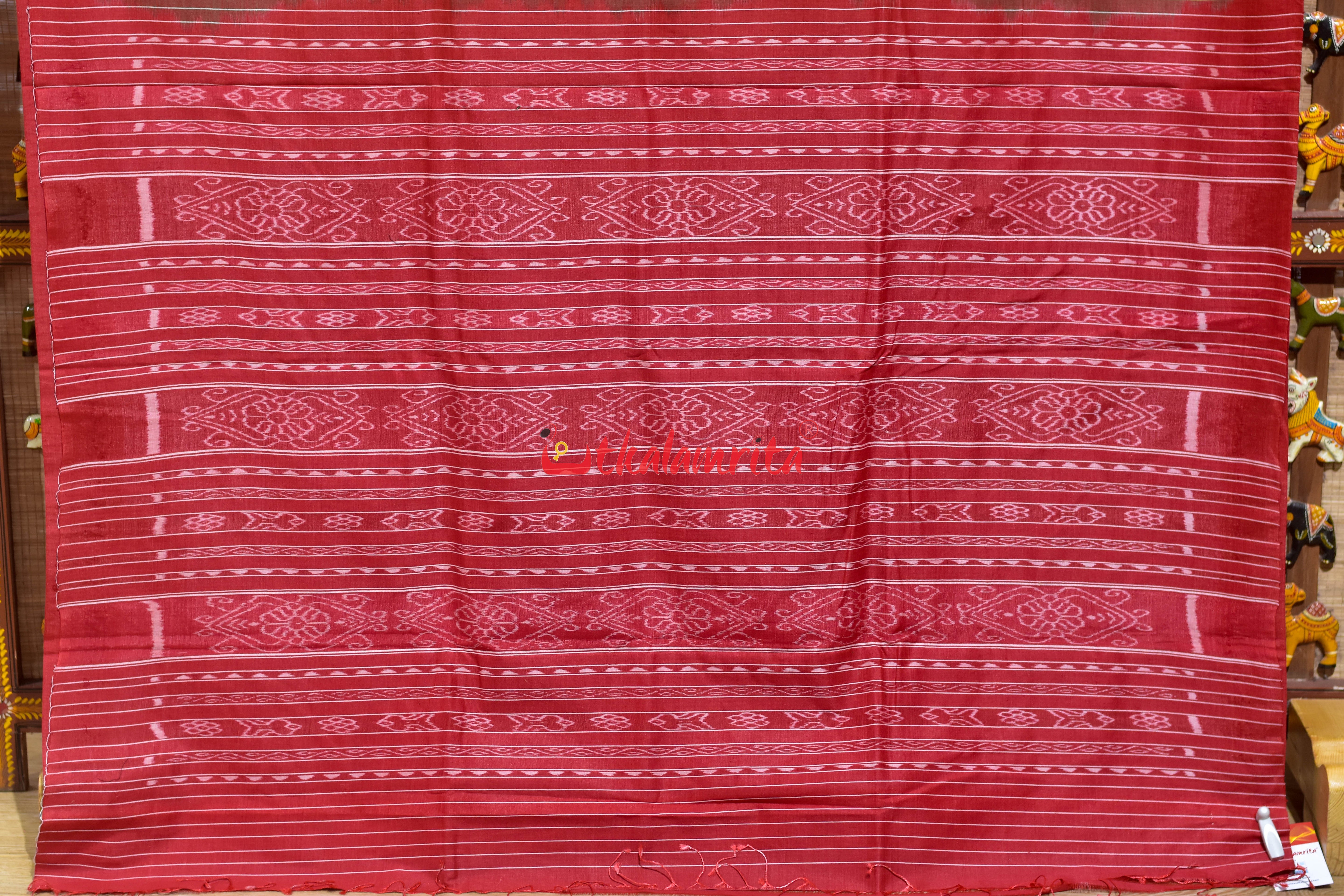 Contrast Lemon Yellow Gopalpur Tussar Saree