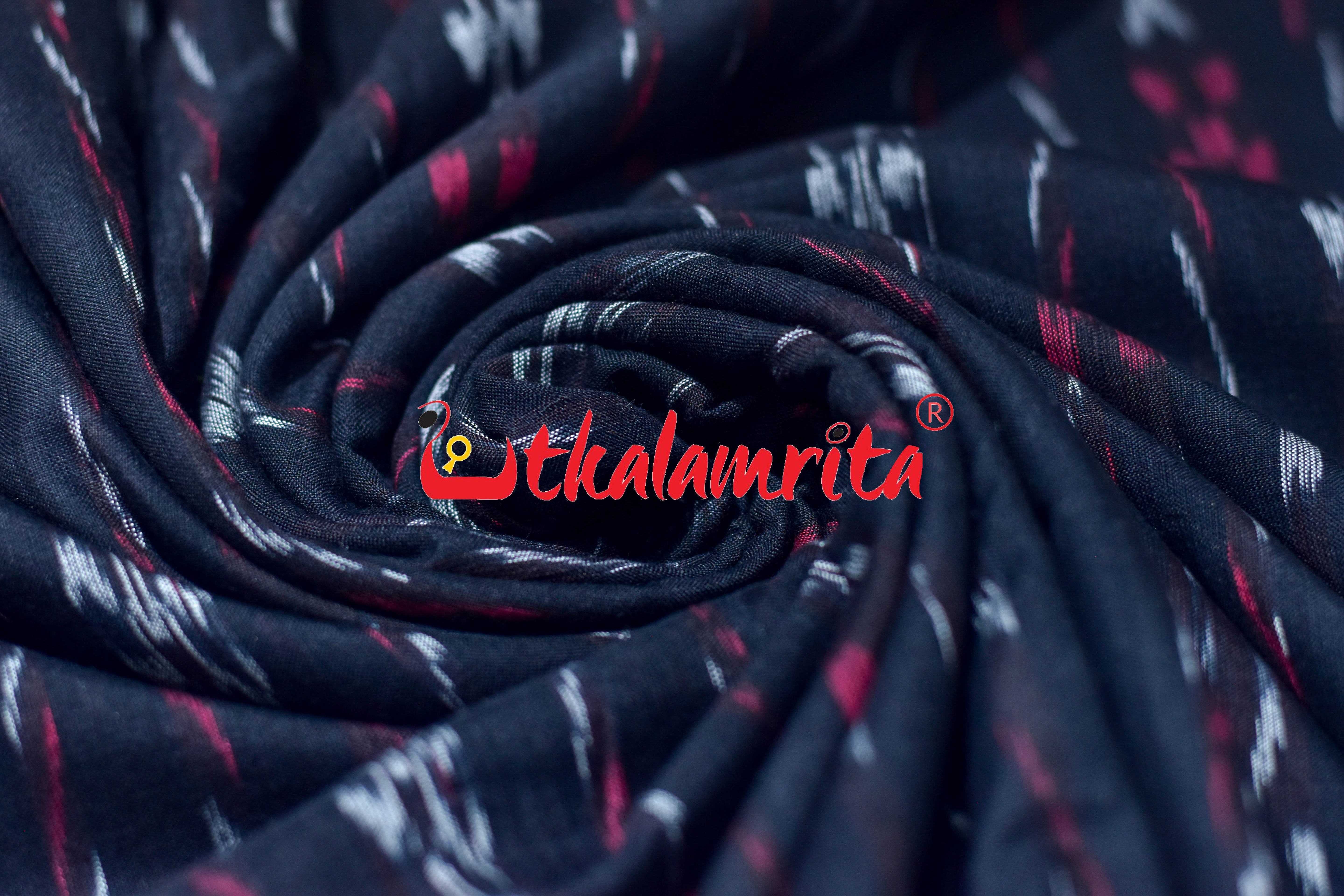 Black Pasapali Paper Design Cotton (Fabric)