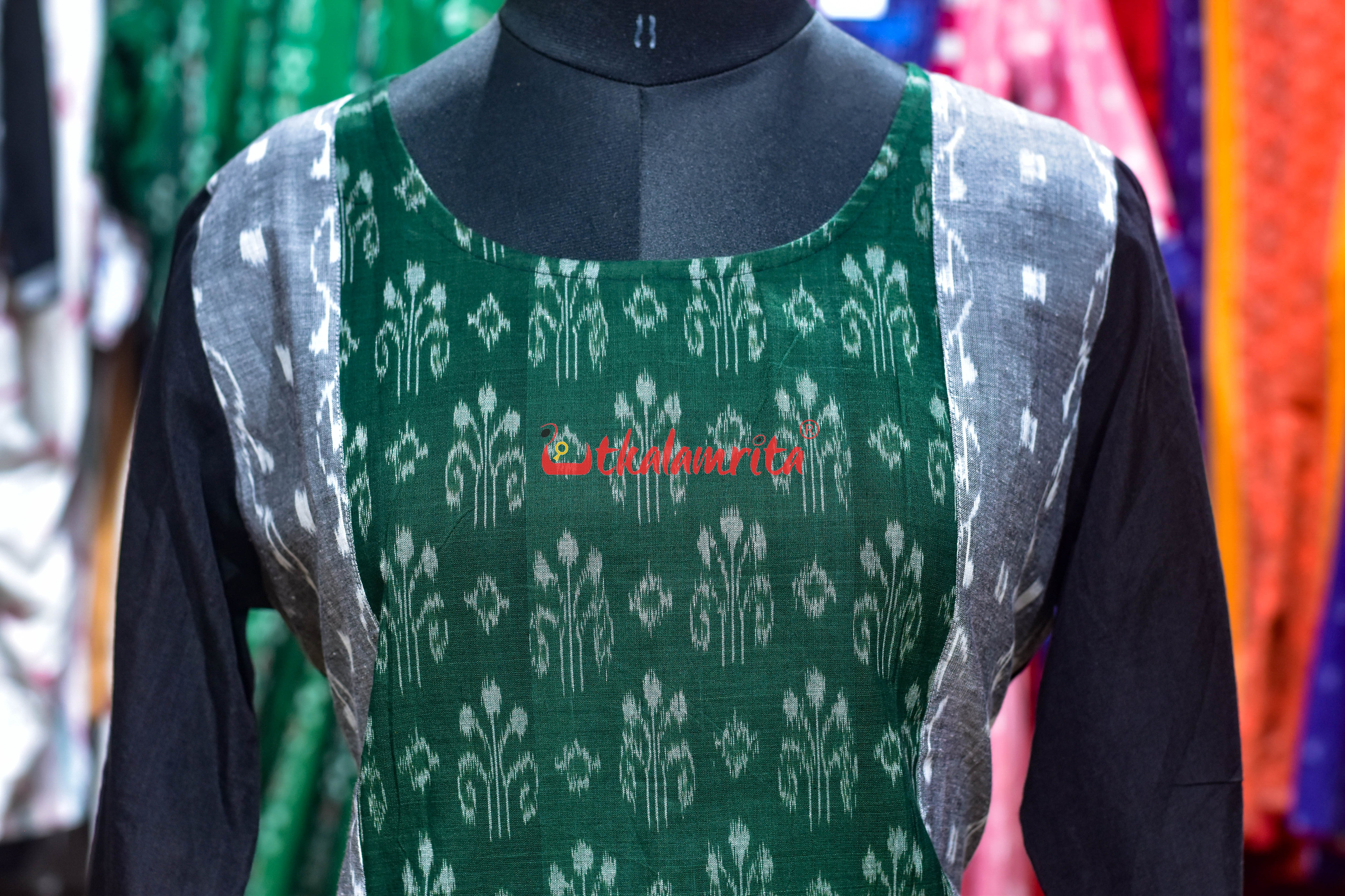 Emerald Ikat Grace (Ladies Kurti)