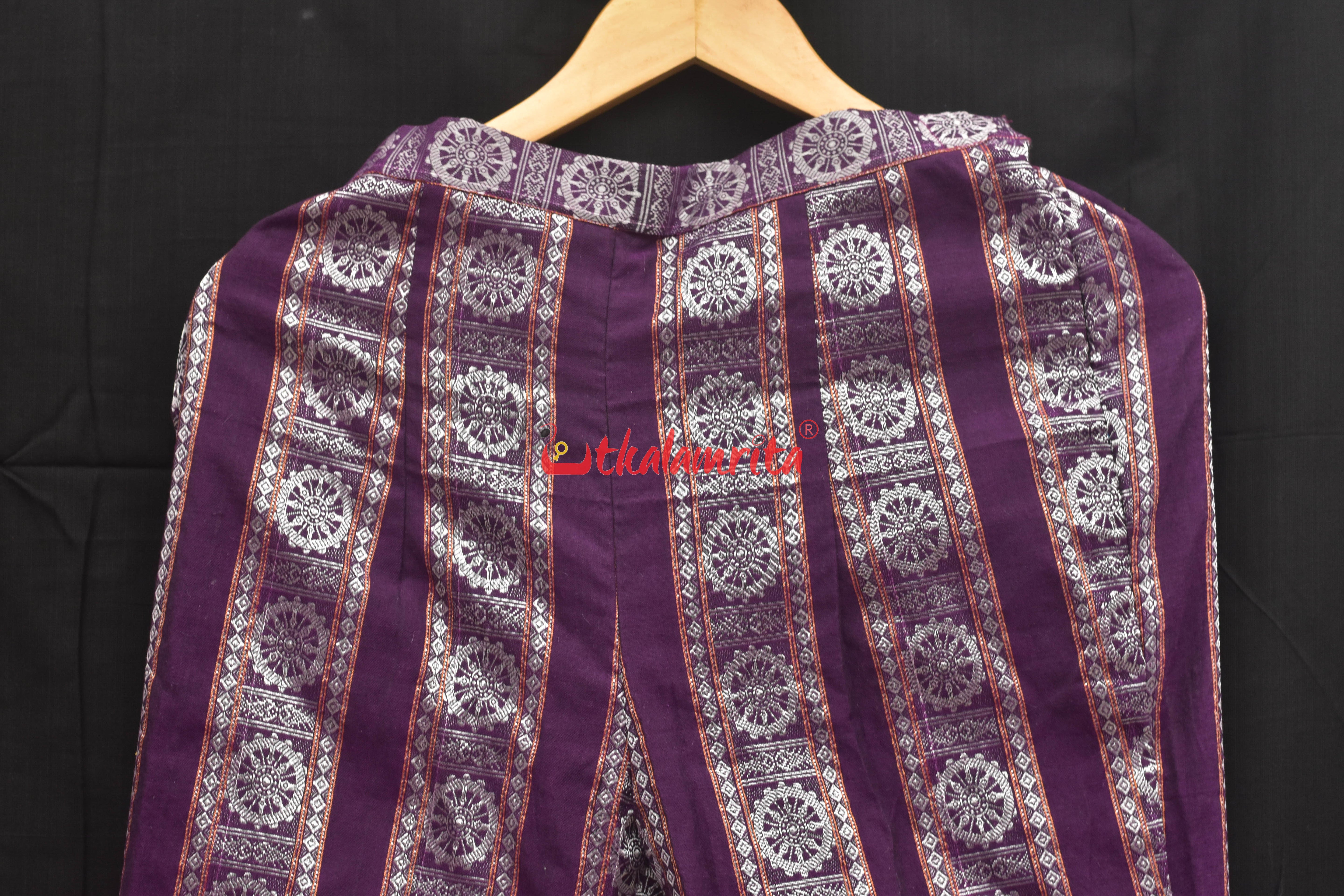 Magenta Konark Sleeveless (Ladies Designer Set)