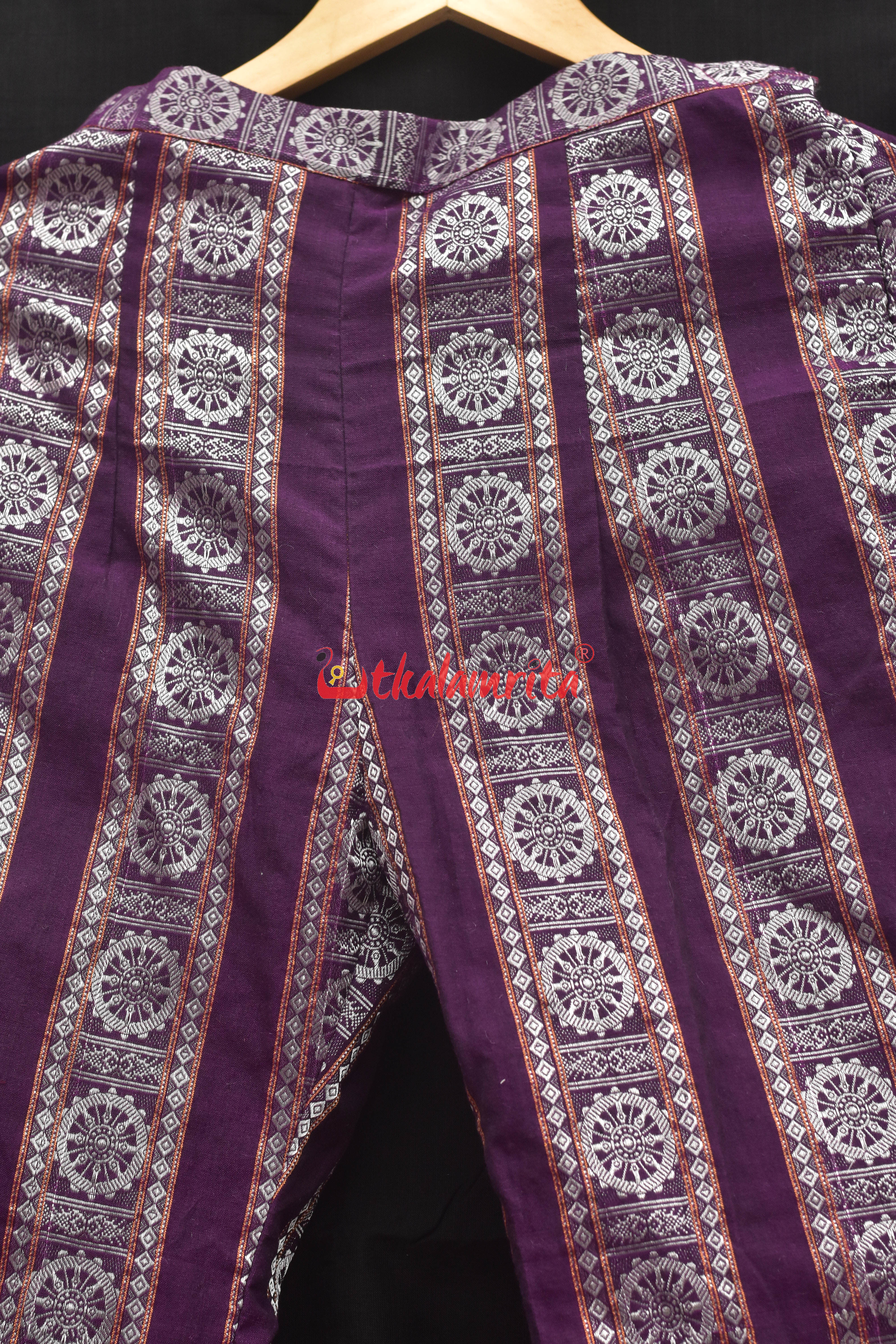 Magenta Konark Sleeveless (Ladies Designer Set)