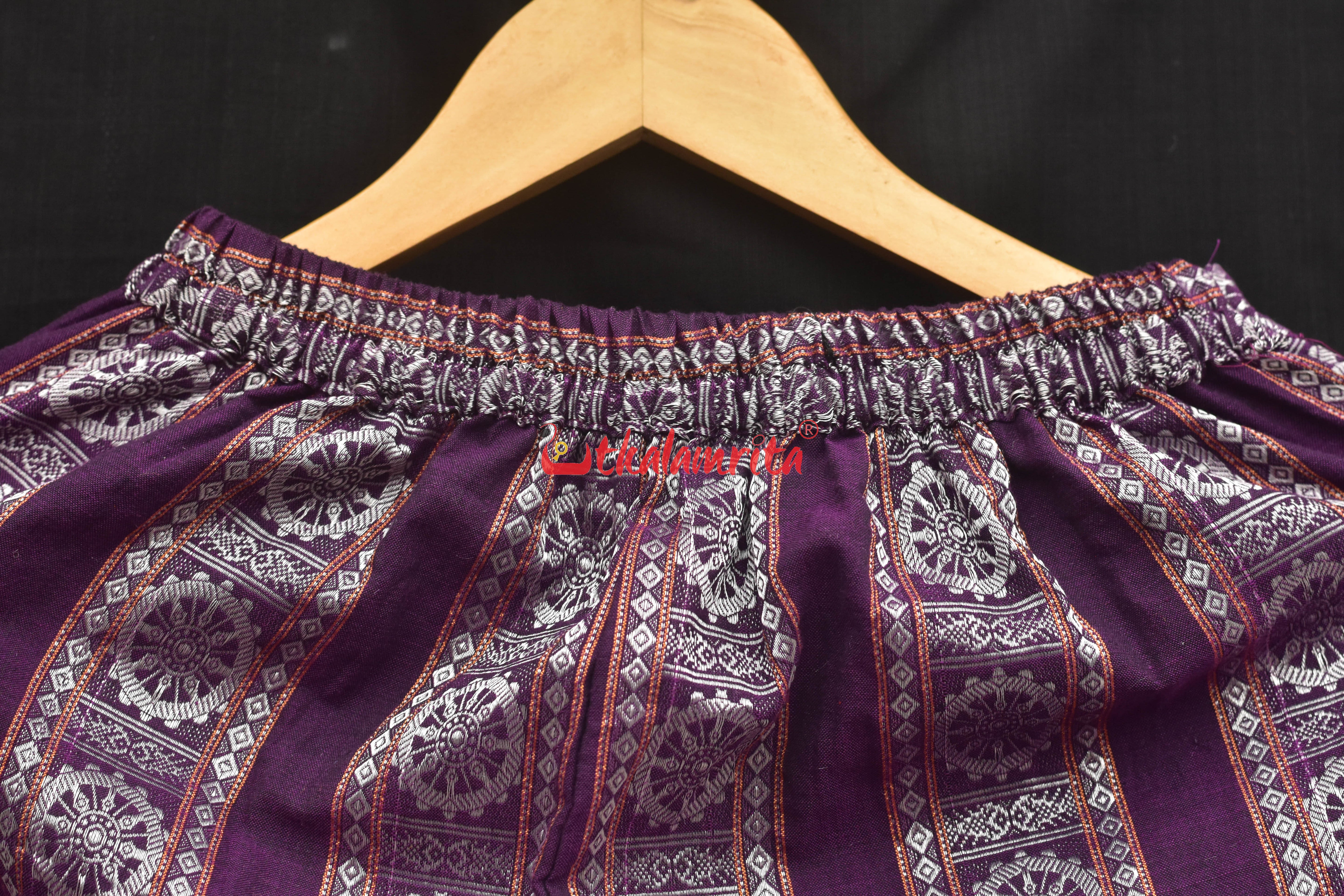 Magenta Konark Sleeveless (Ladies Designer Set)