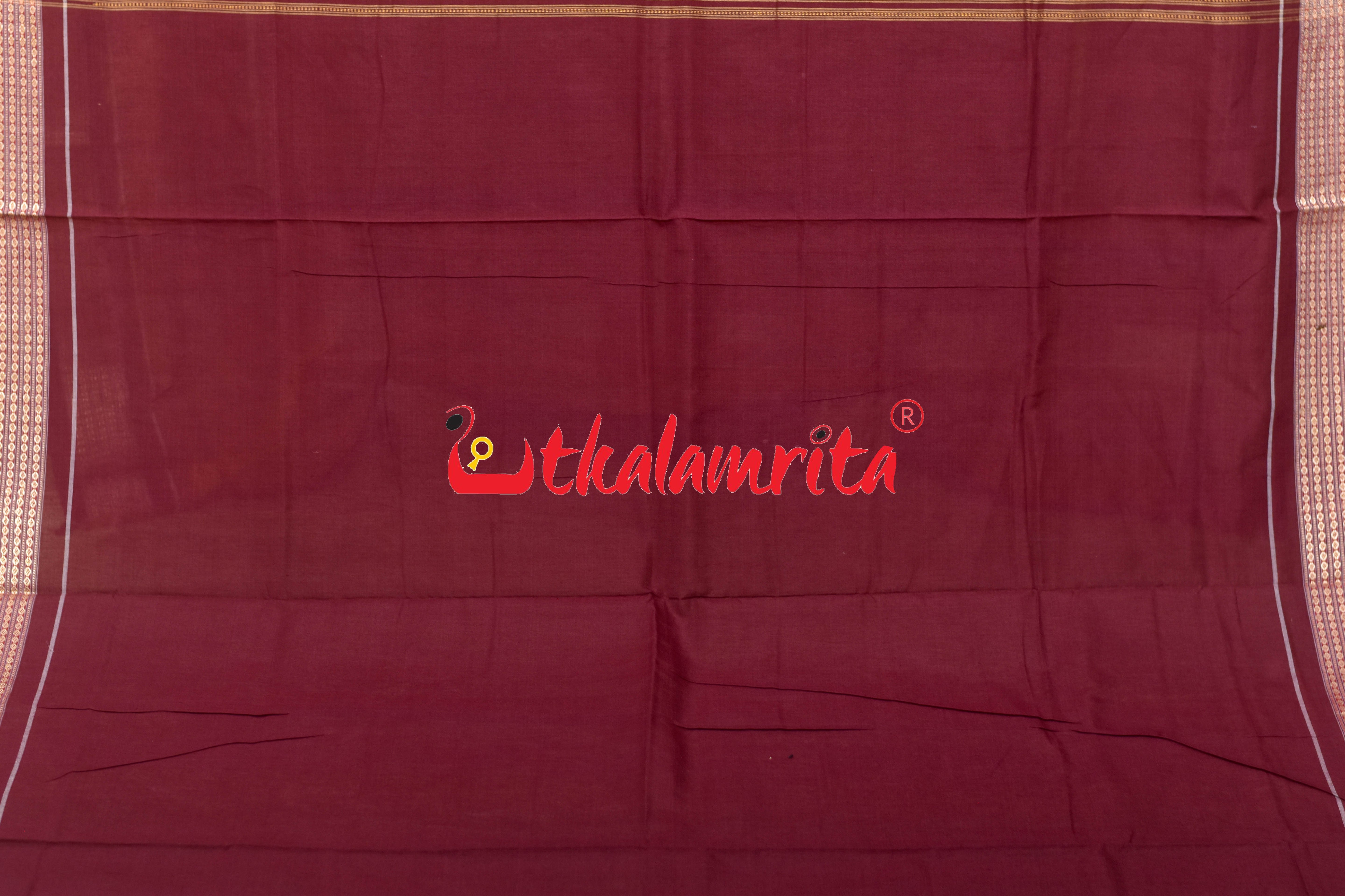 Mustard Sakta Bandha Bomkai Cotton Saree