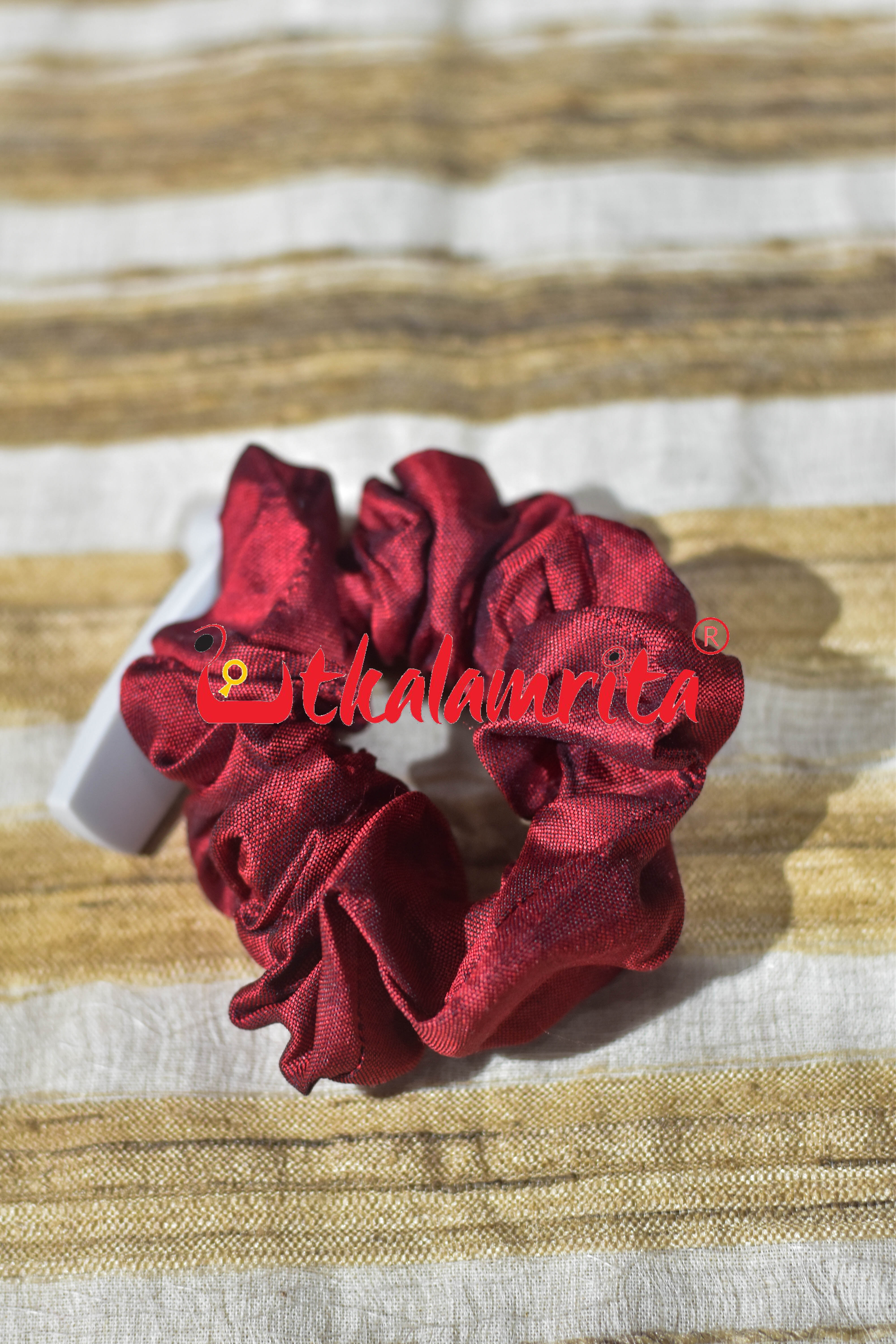 Maroon Scrunchies