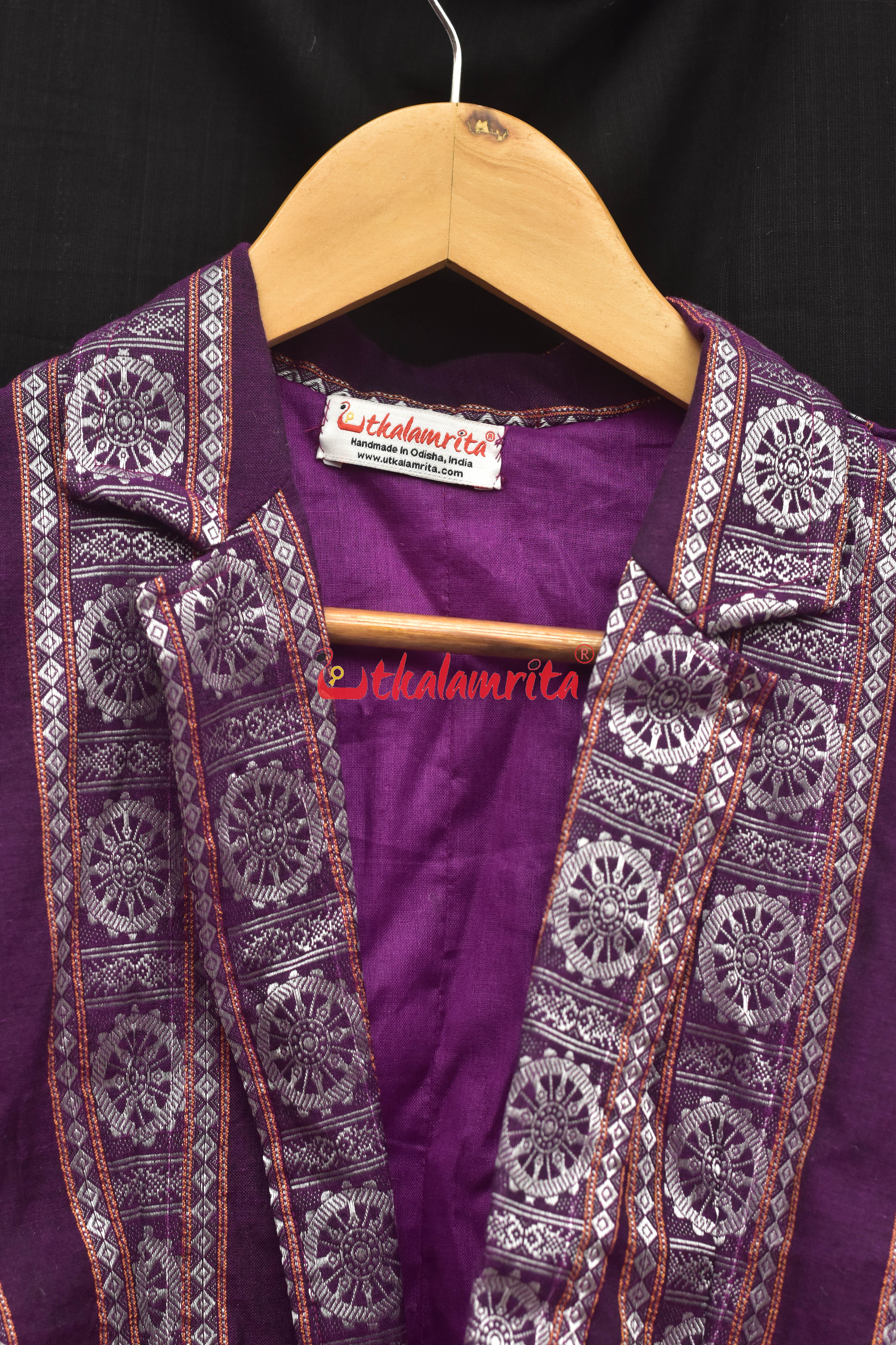 Magenta Konark Sleeveless (Ladies Designer Set)