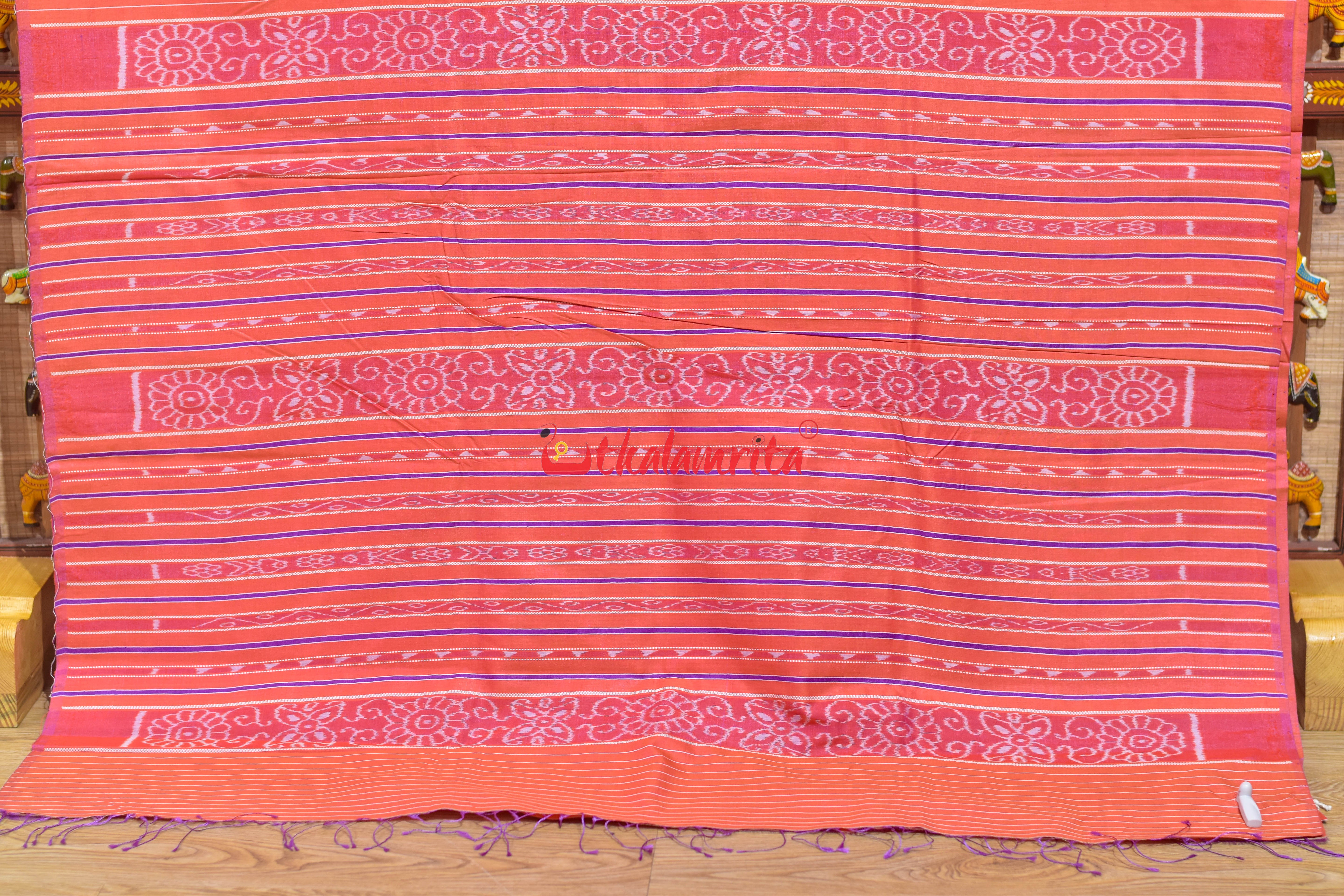 Rani Jhoti Chita Eri Gopalpur Tussar Silk Saree