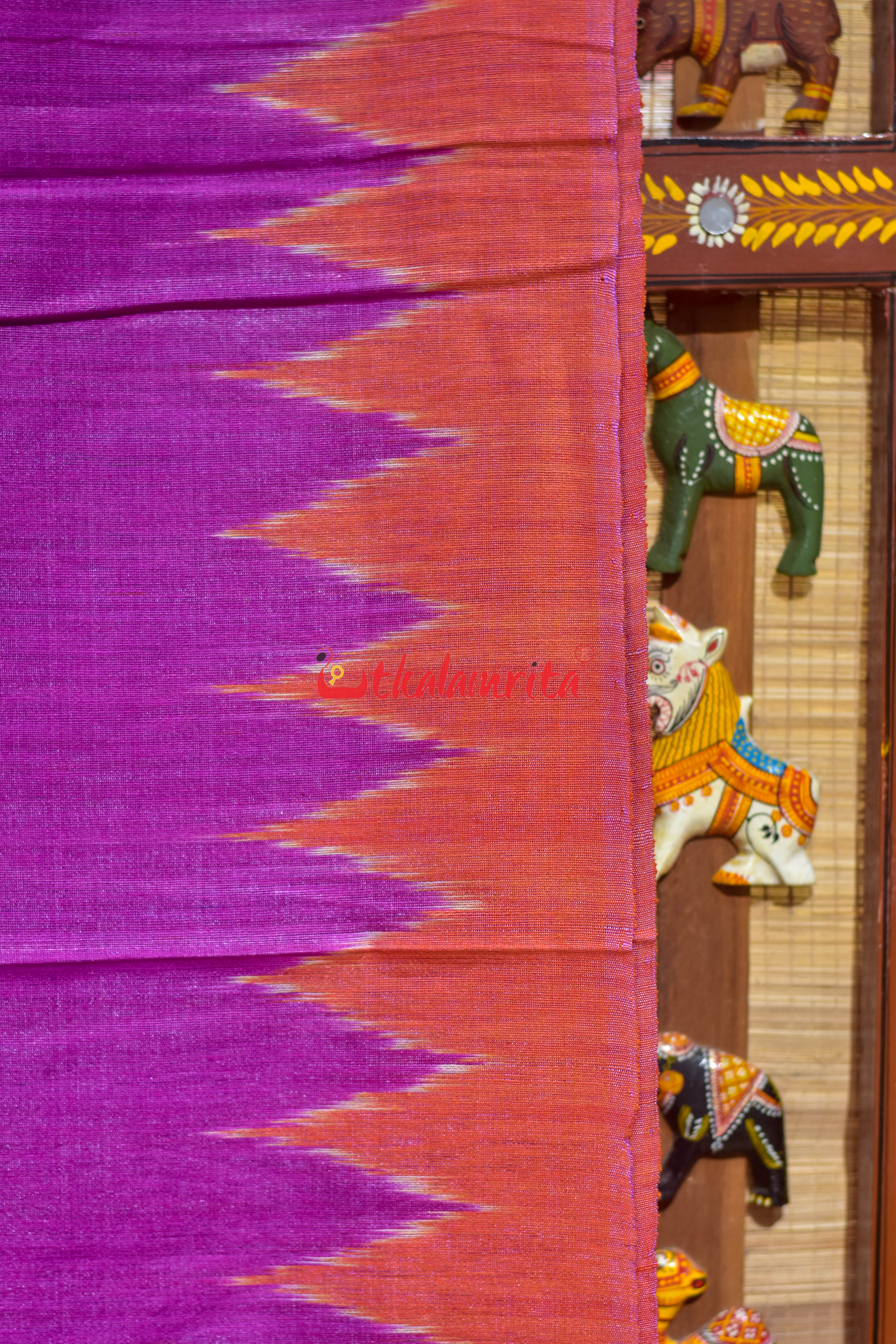 Rani Jhoti Chita Eri Gopalpur Tussar Silk Saree