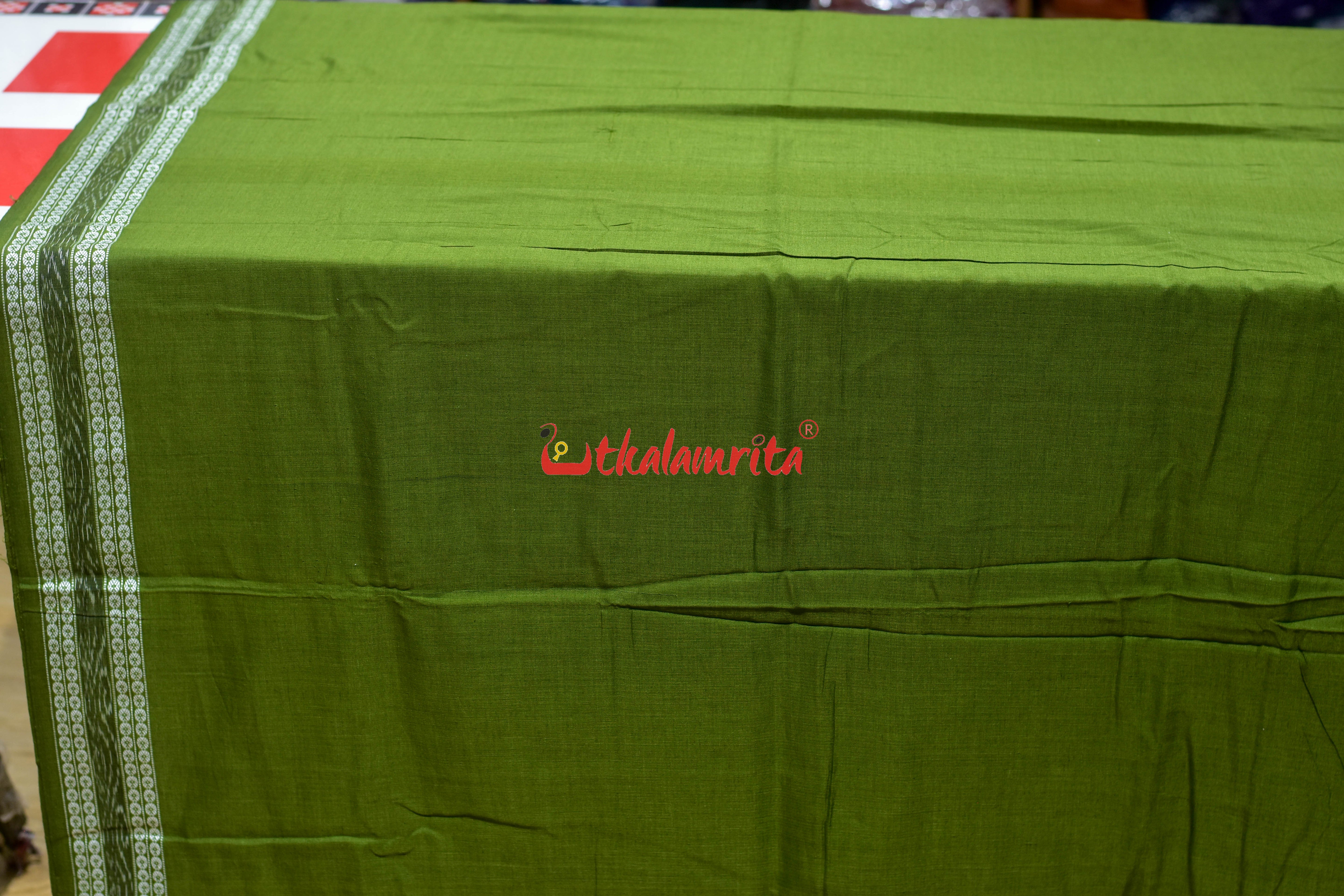 Mehendi With Ikat Border (Fabric)