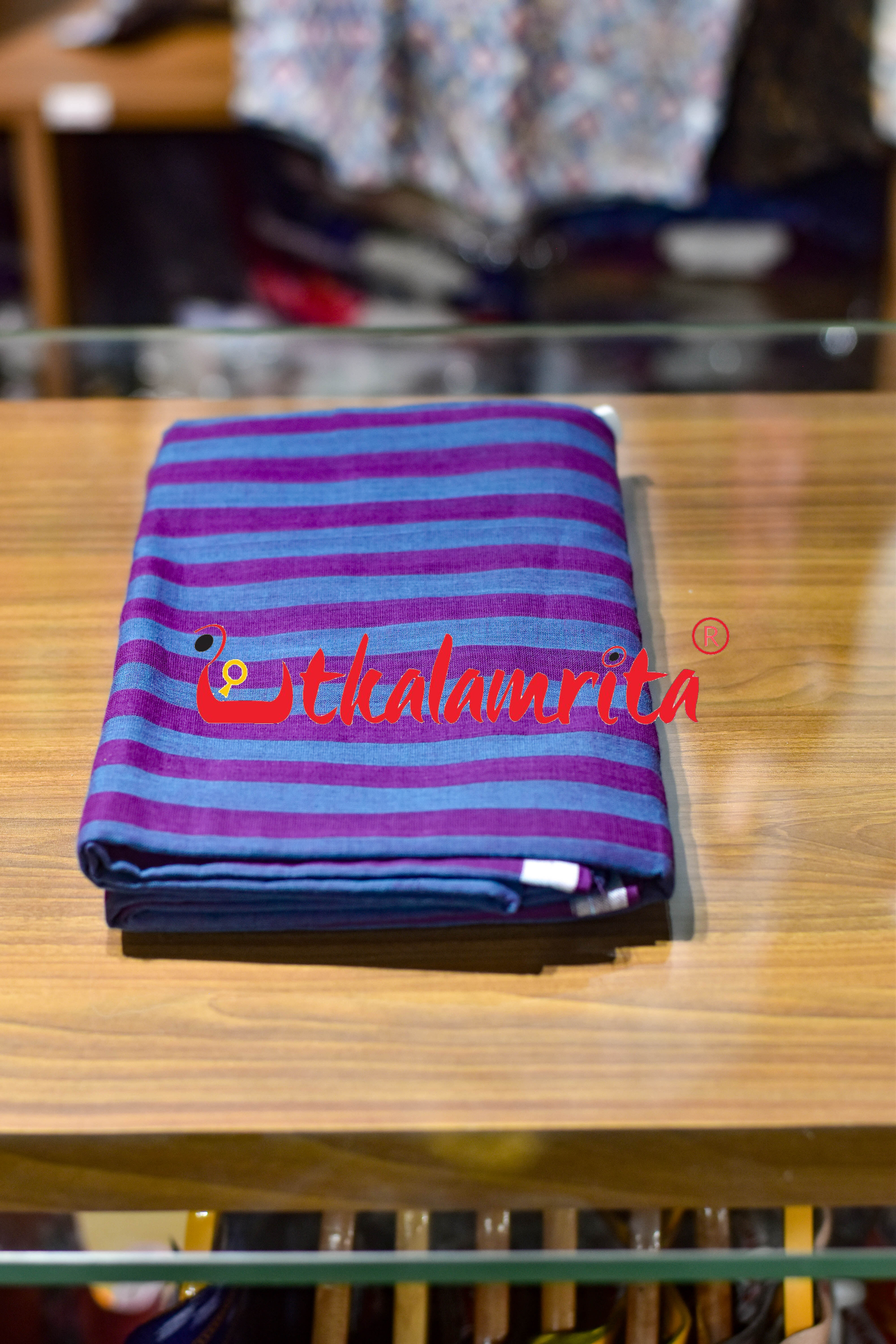 Wine Lilac Pittala Single Cotton (Lungi)