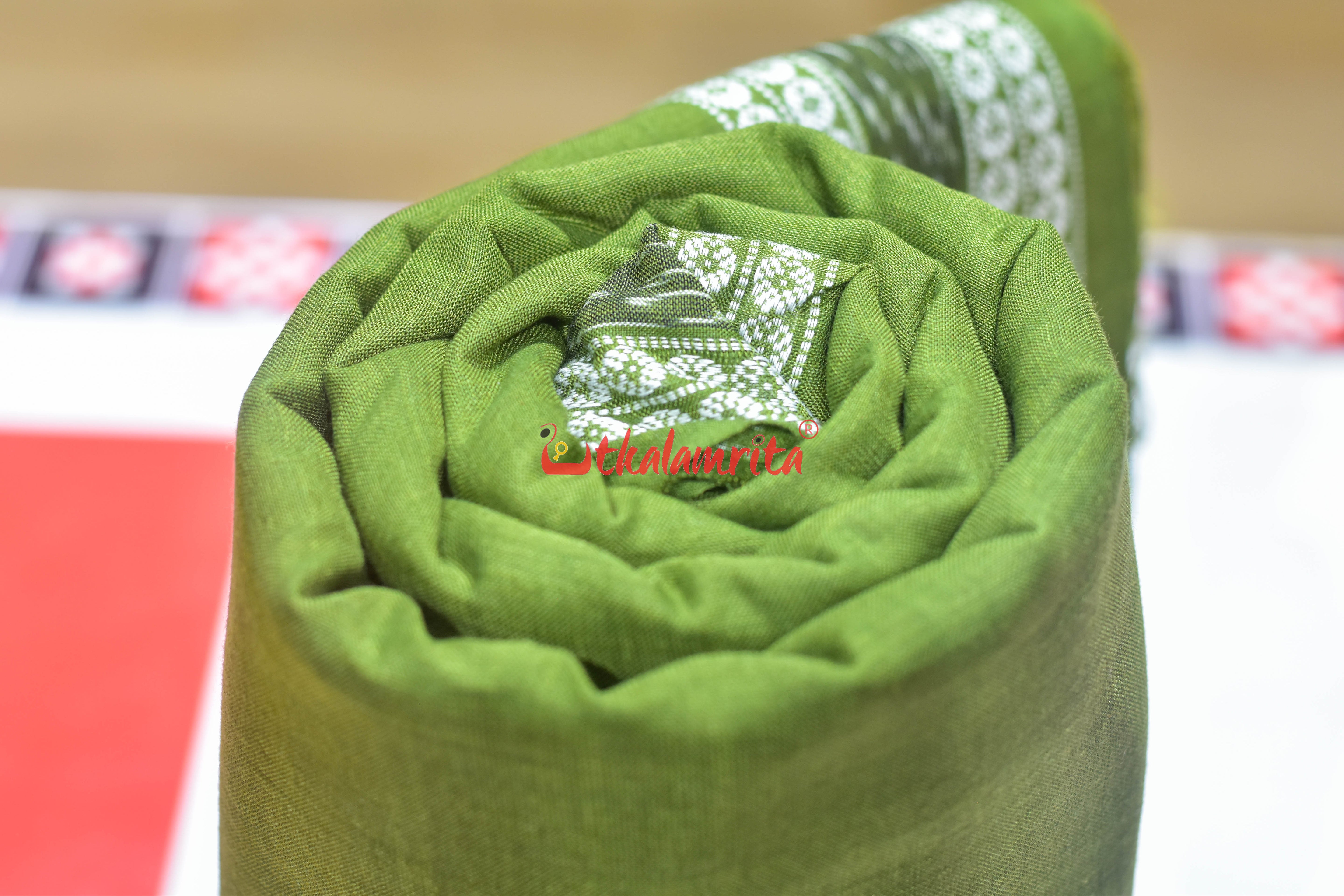 Mehendi With Ikat Border (Fabric)