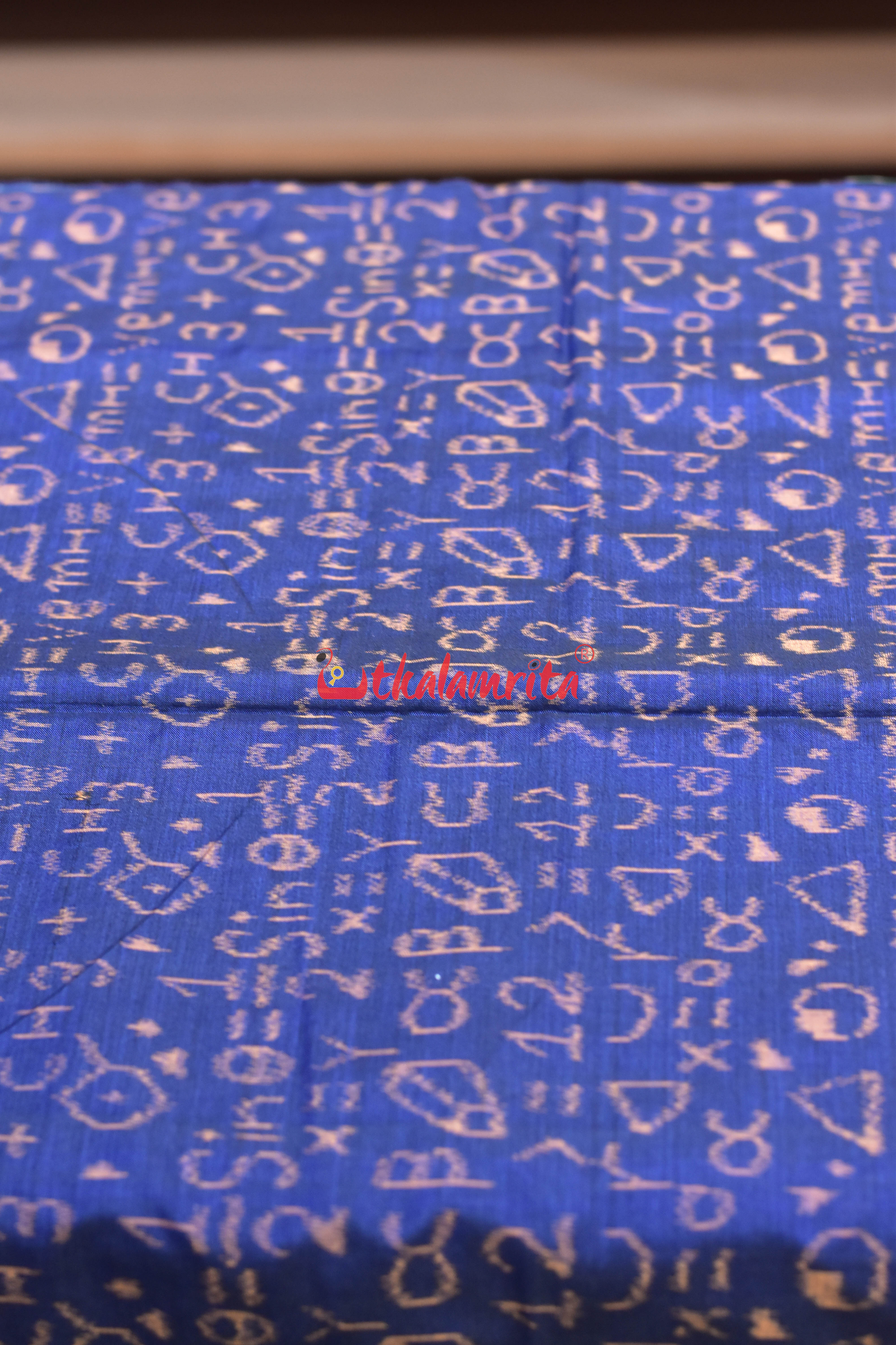 Blue Golden Mathematics Cotton (Fabric)