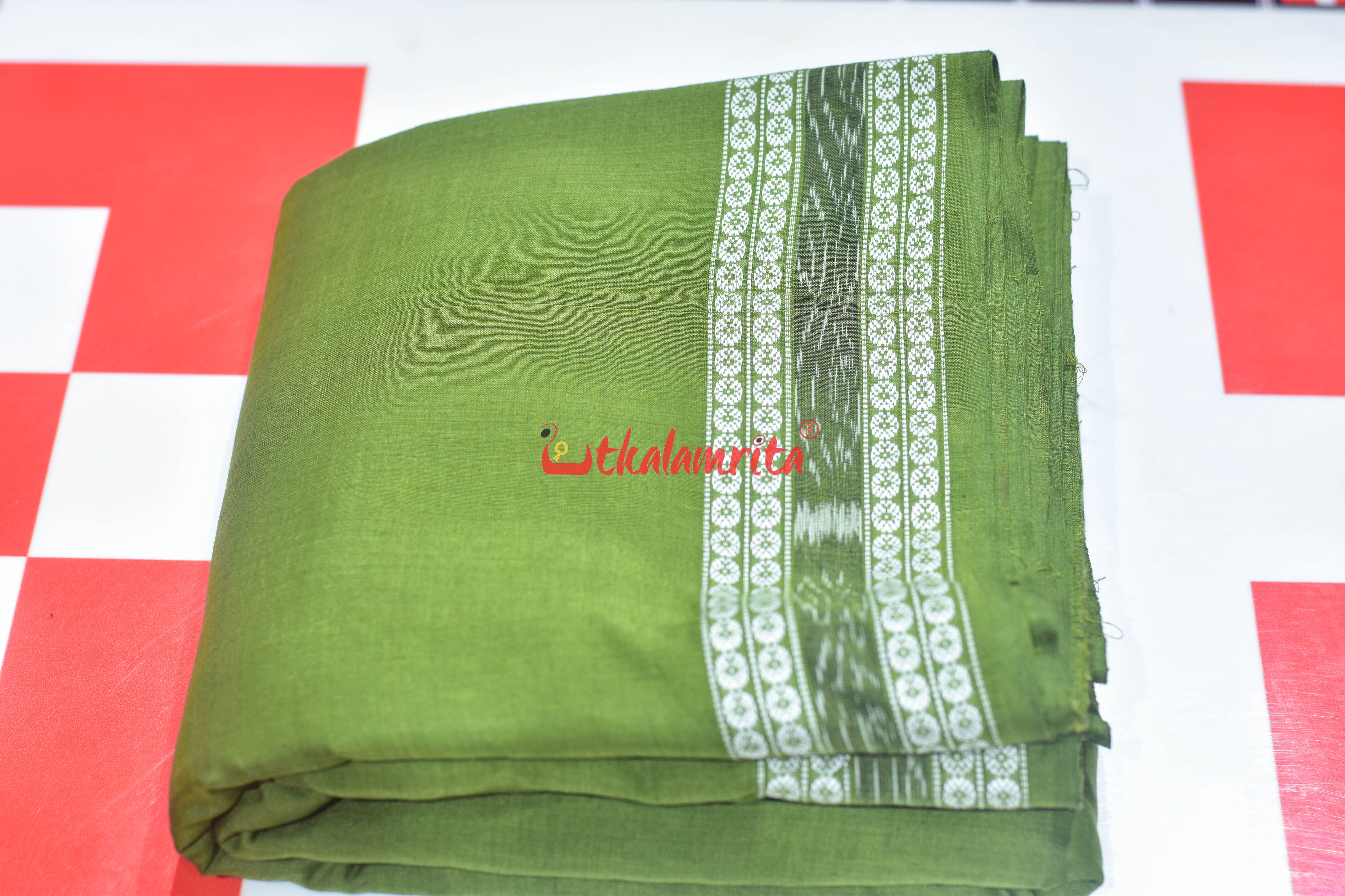 Mehendi With Ikat Border (Fabric)