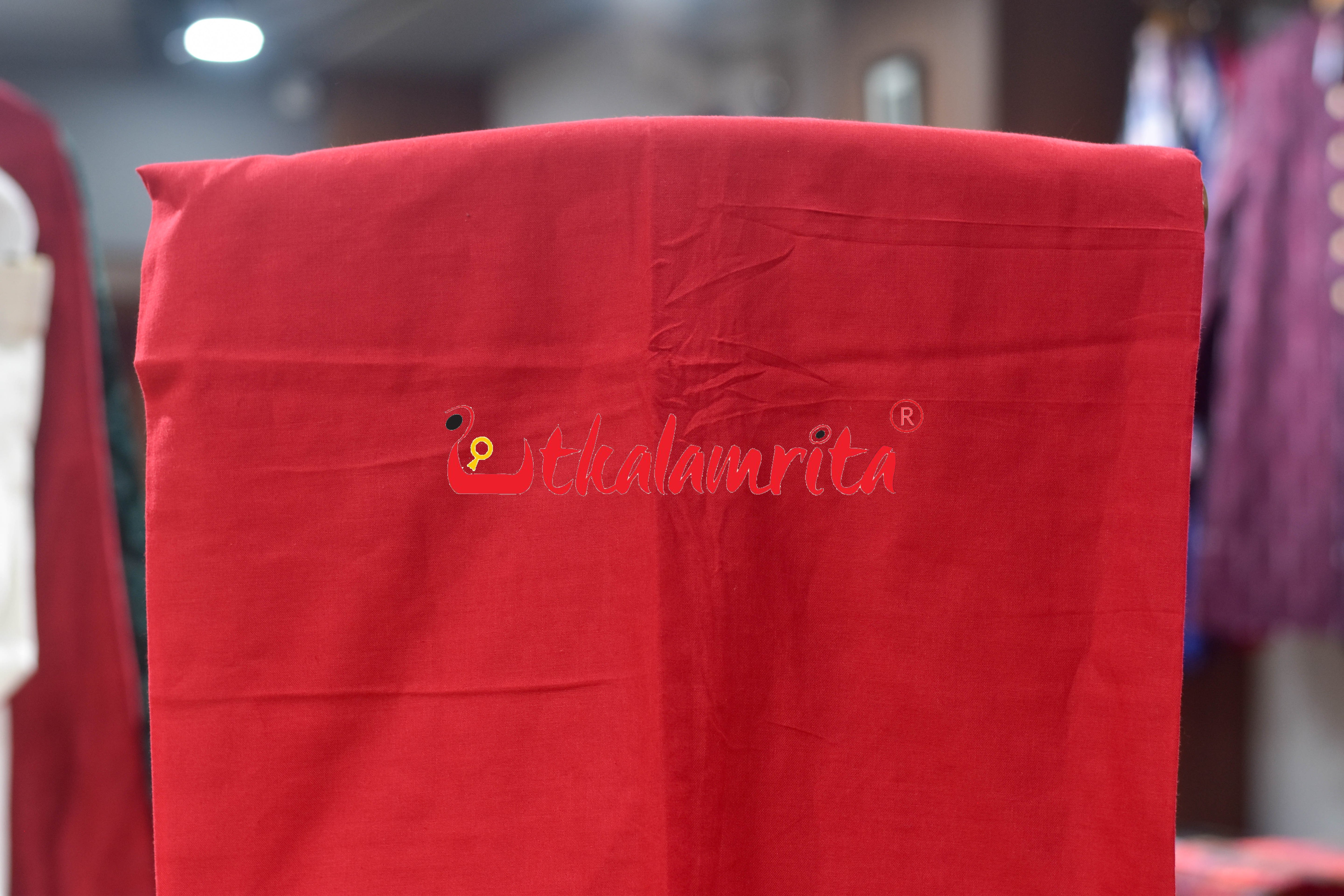 Green Red S Bandha Cotton Dress Set