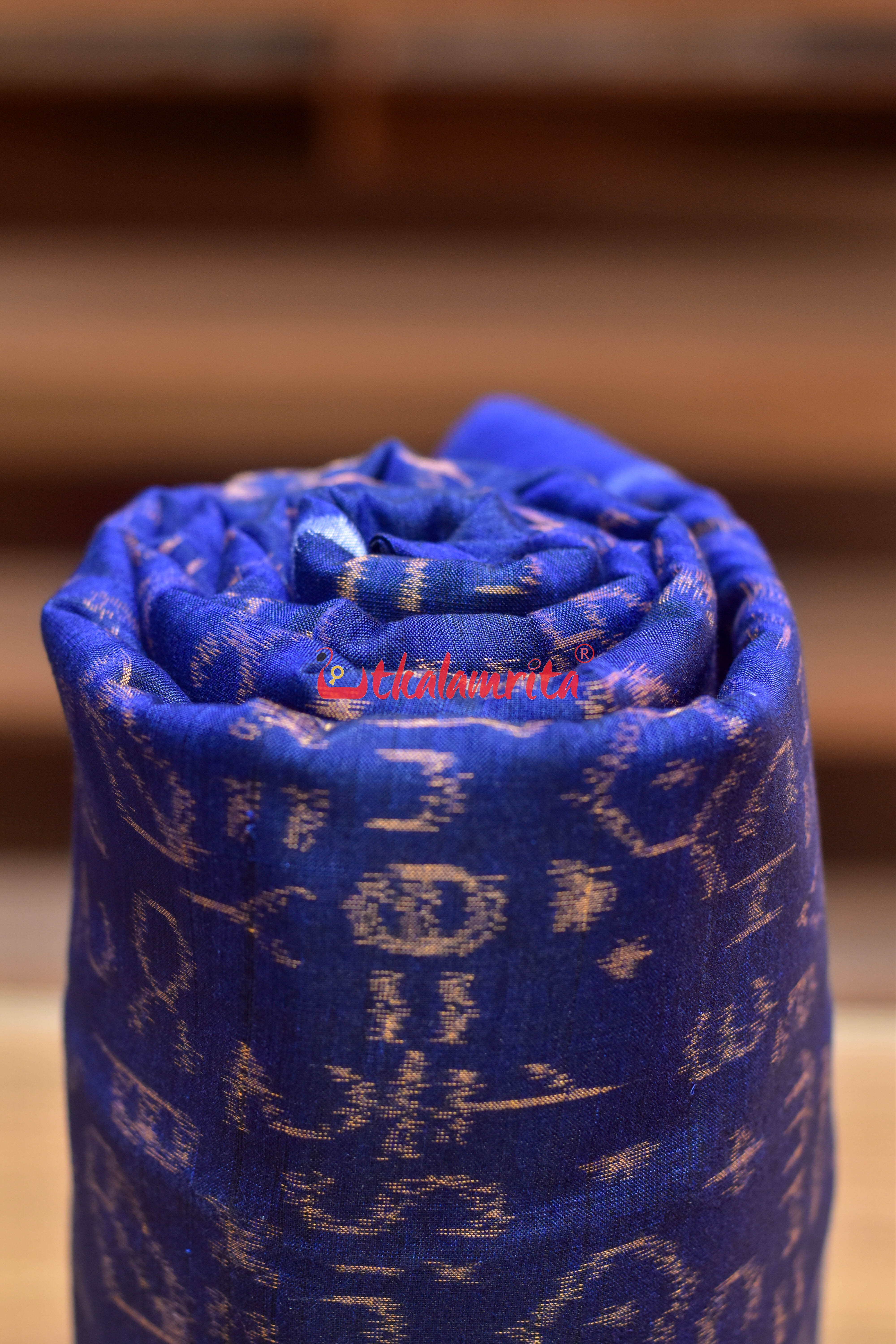 Blue Golden Mathematics Cotton (Fabric)