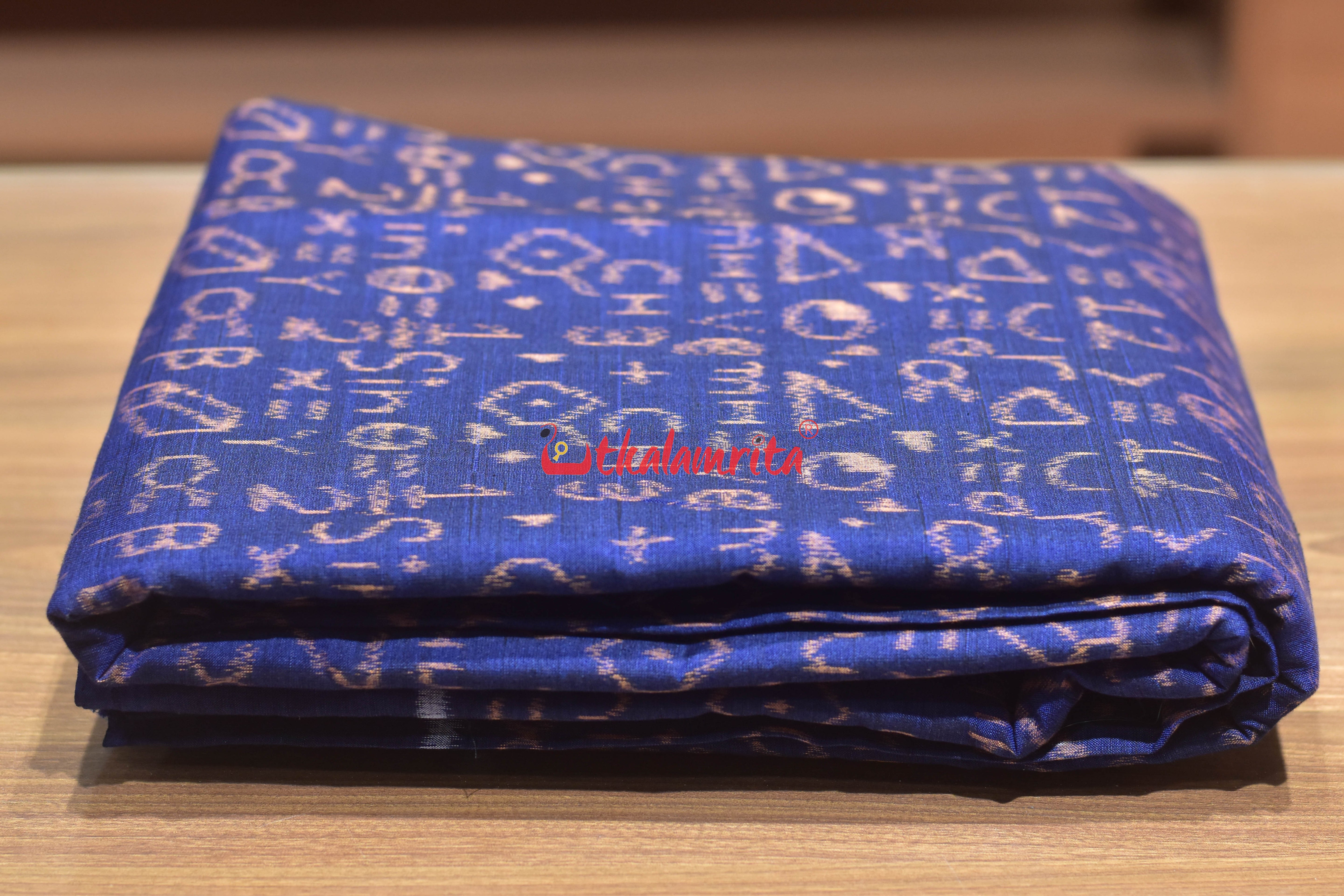 Blue Golden Mathematics Cotton (Fabric)