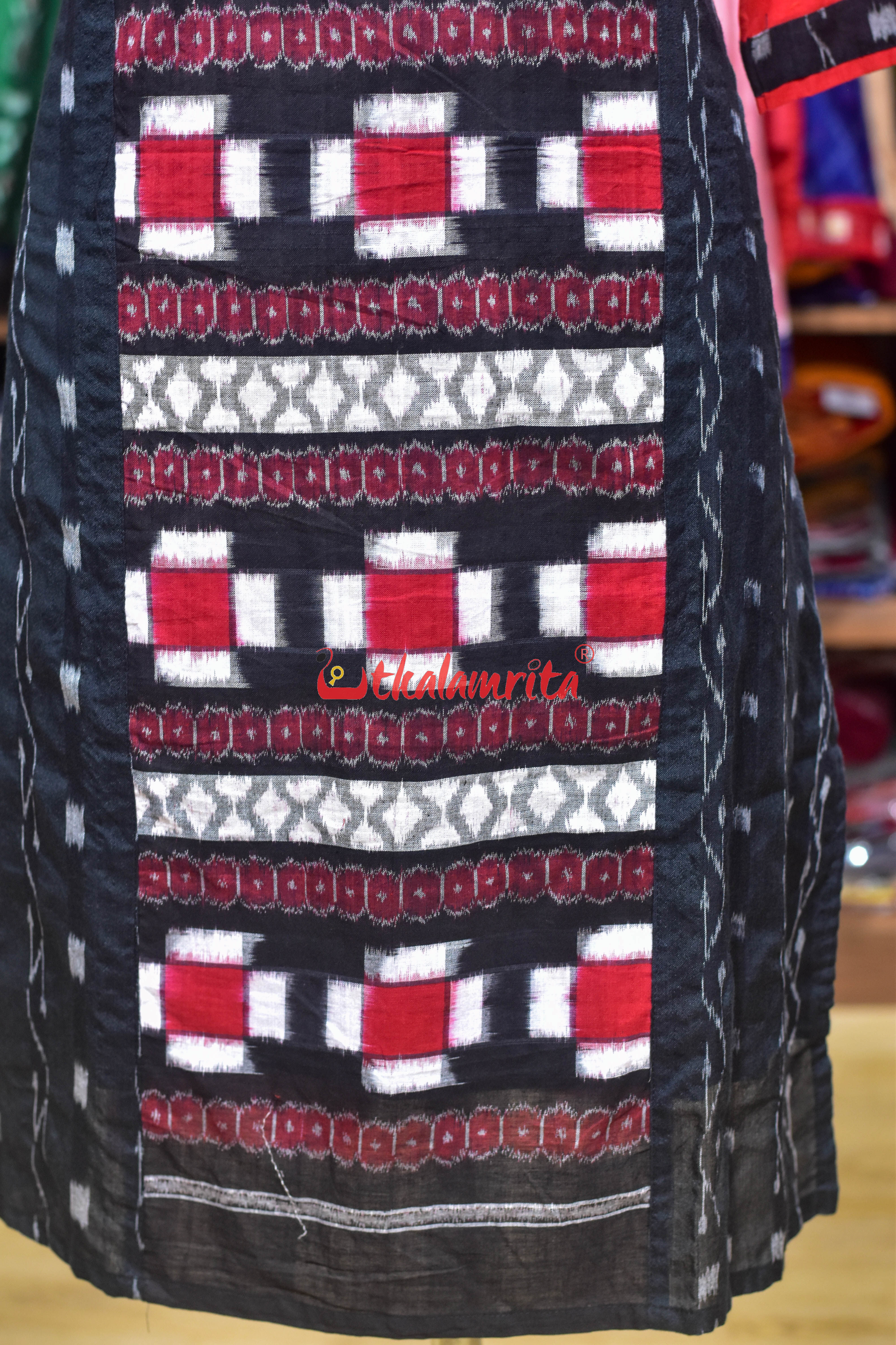Ikat Mosaic Elegance (Ladies Kurti)