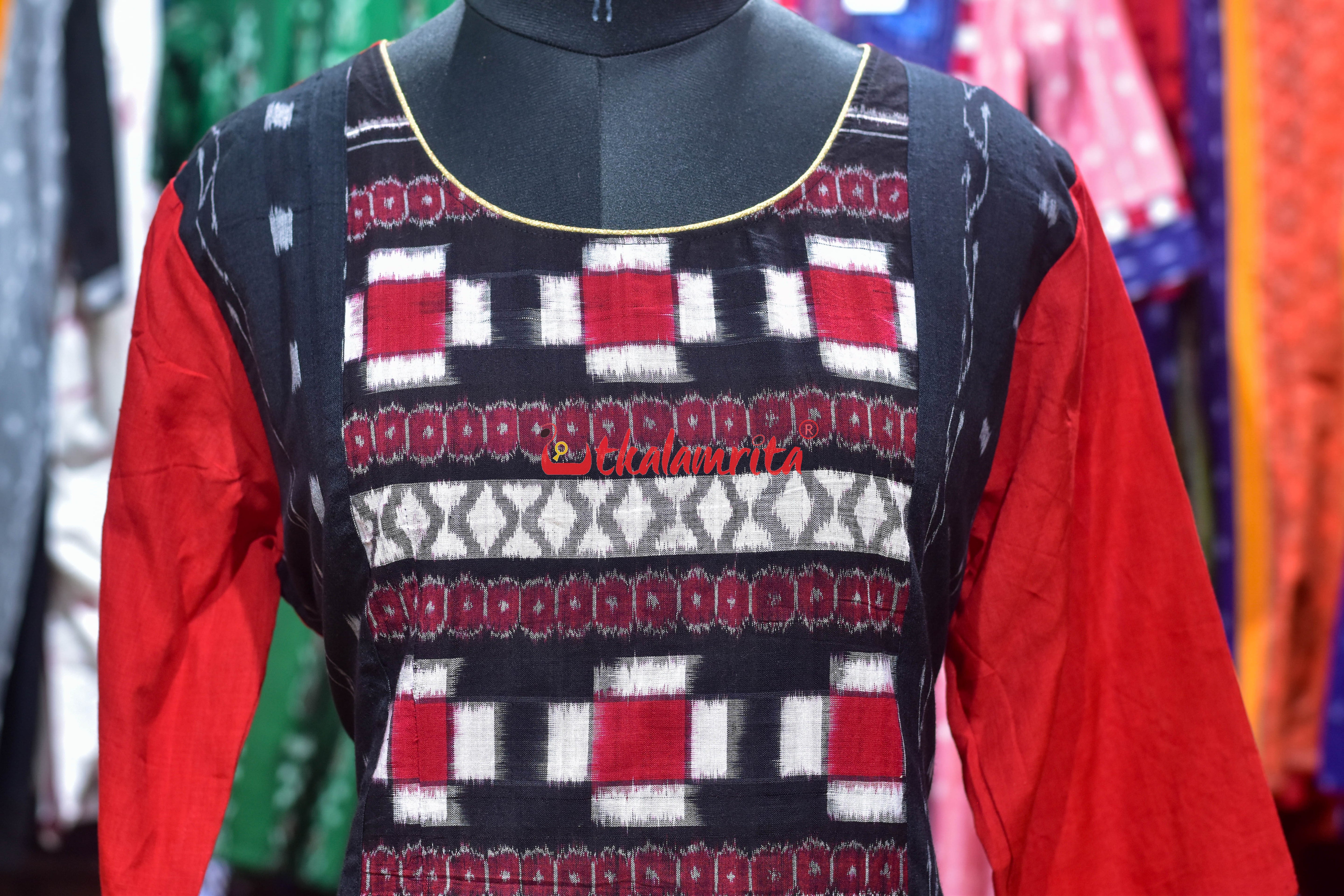 Ikat Mosaic Elegance (Ladies Kurti)