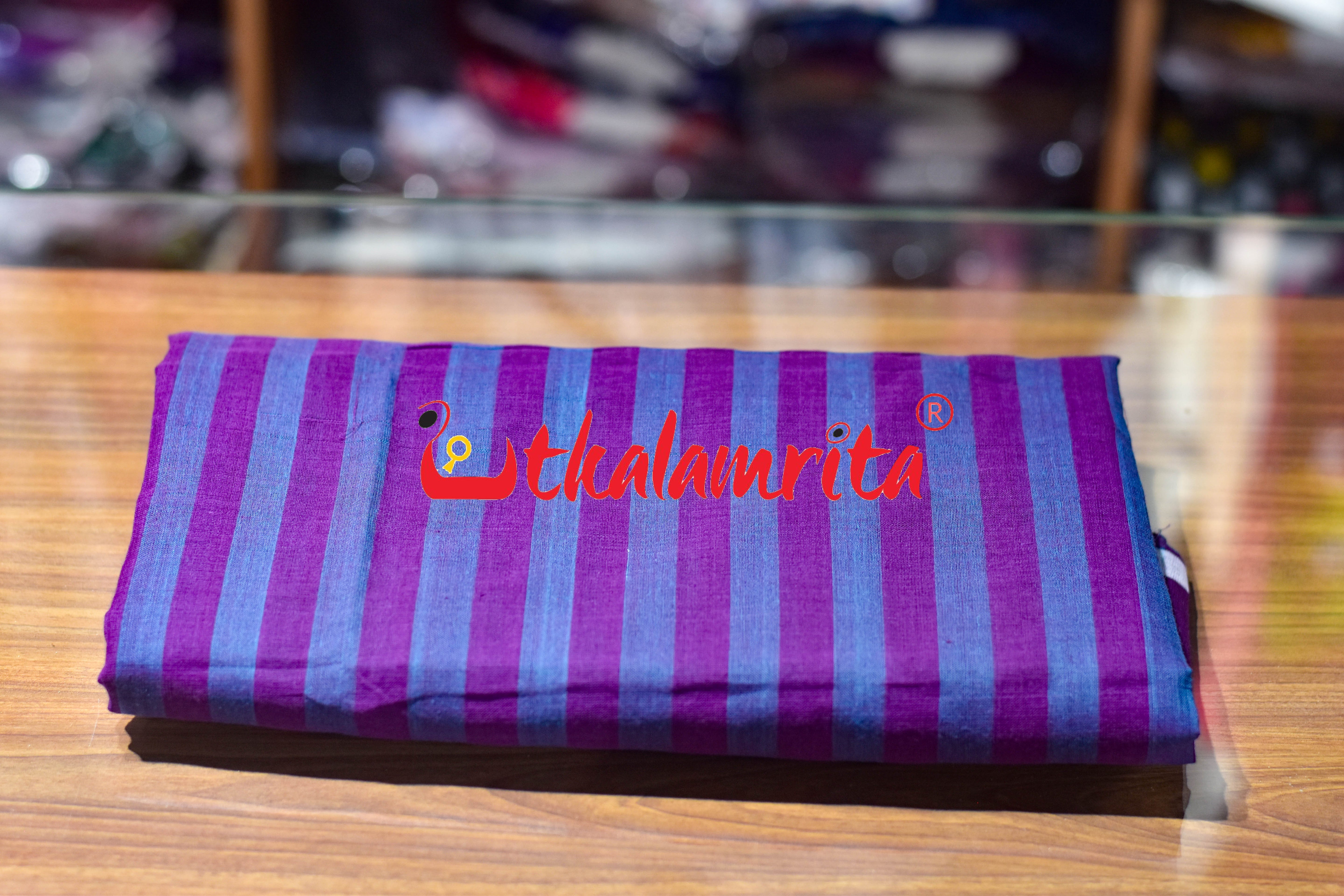 Wine Lilac Pittala Single Cotton (Lungi)