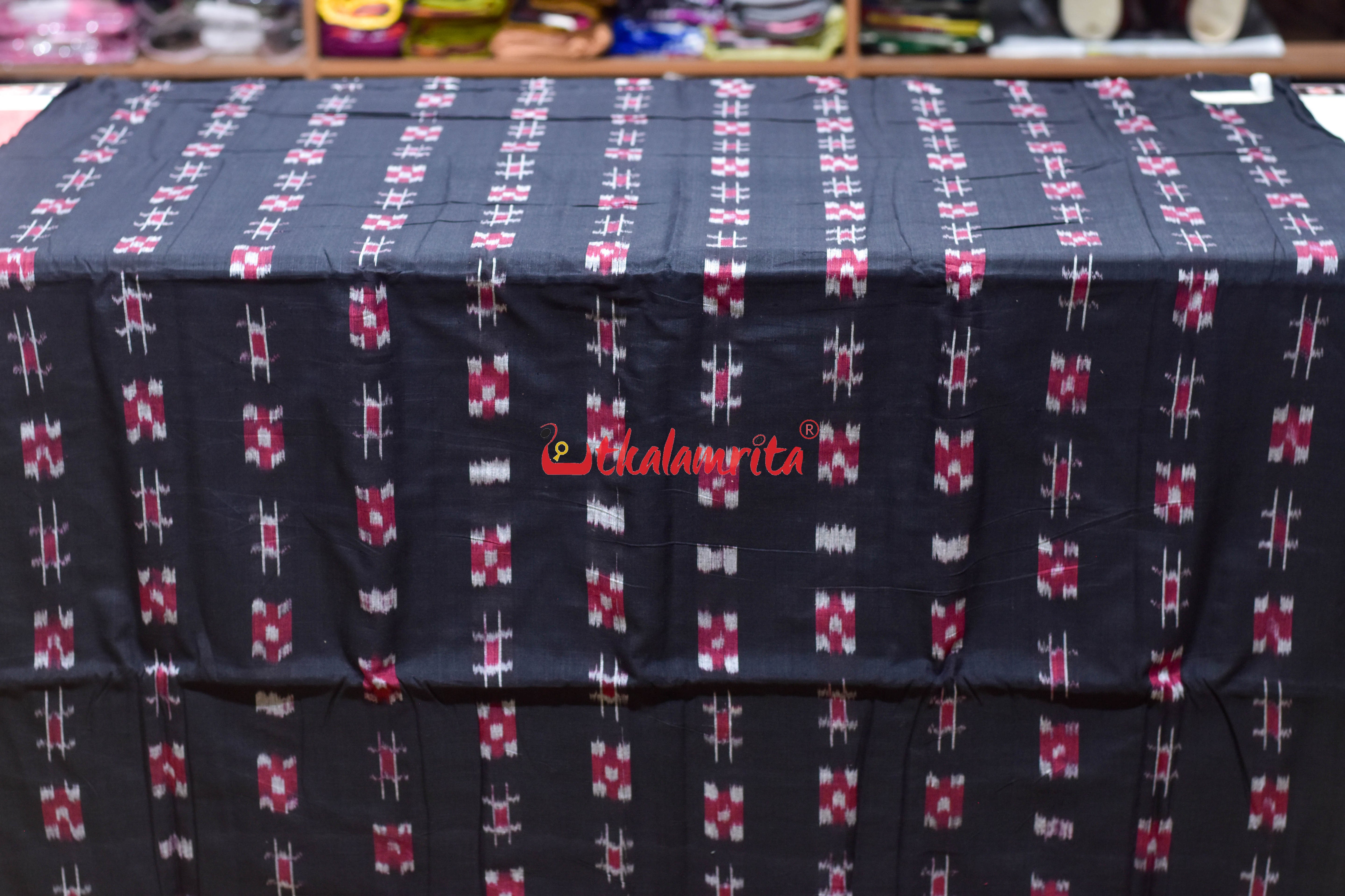 Black Kothi Pasapali Cotton (Fabric)