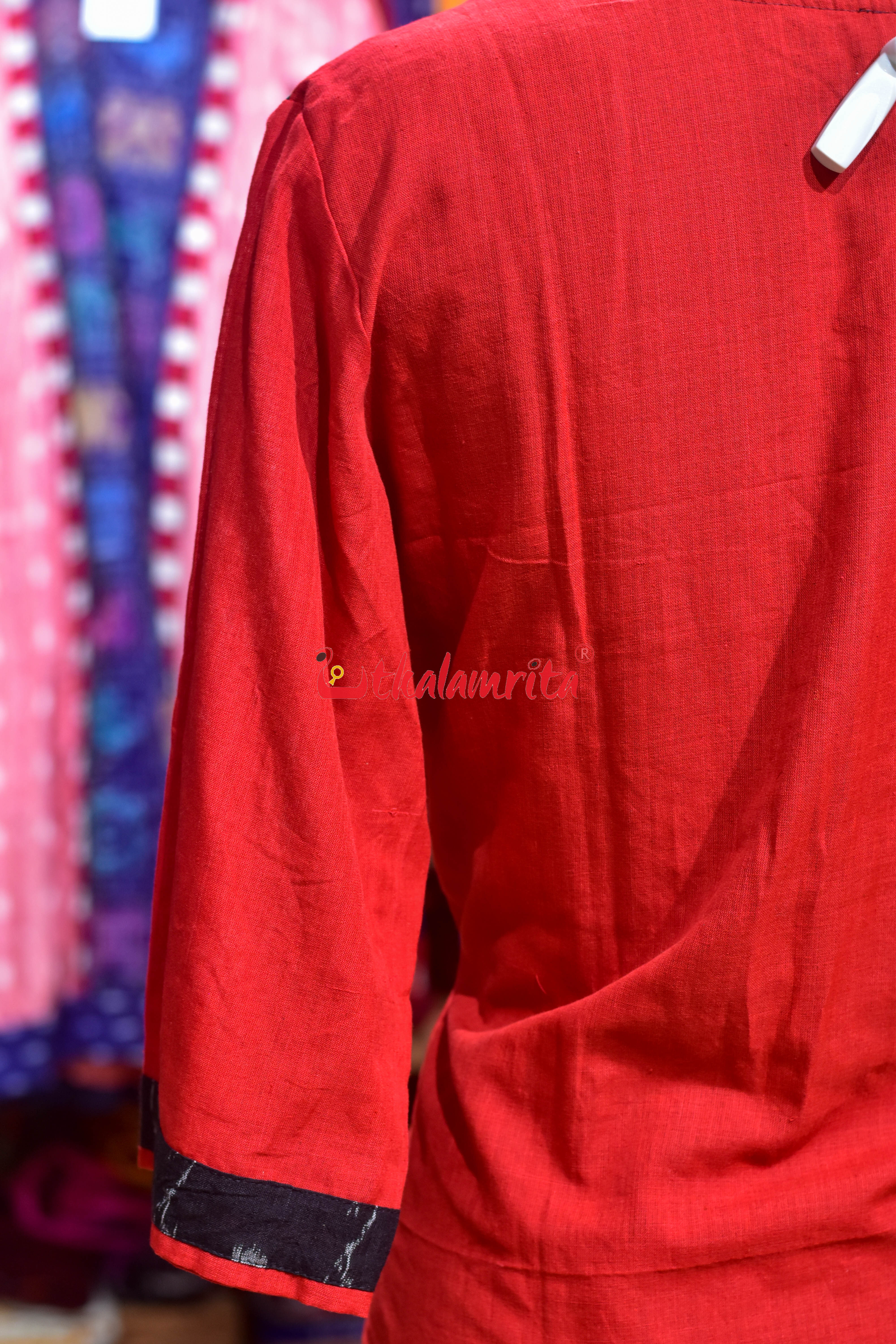 Ikat Mosaic Elegance (Ladies Kurti)