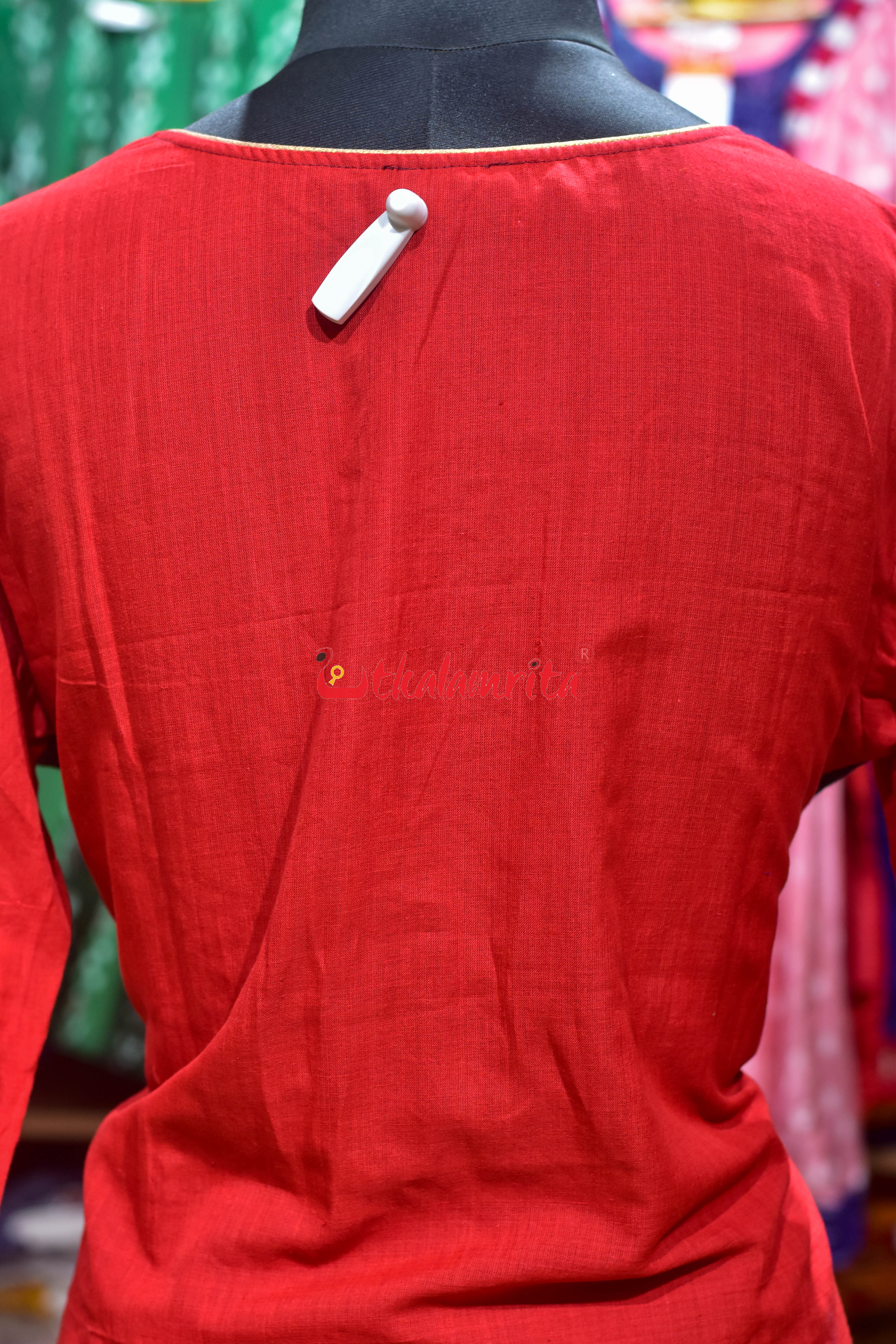 Ikat Mosaic Elegance (Ladies Kurti)