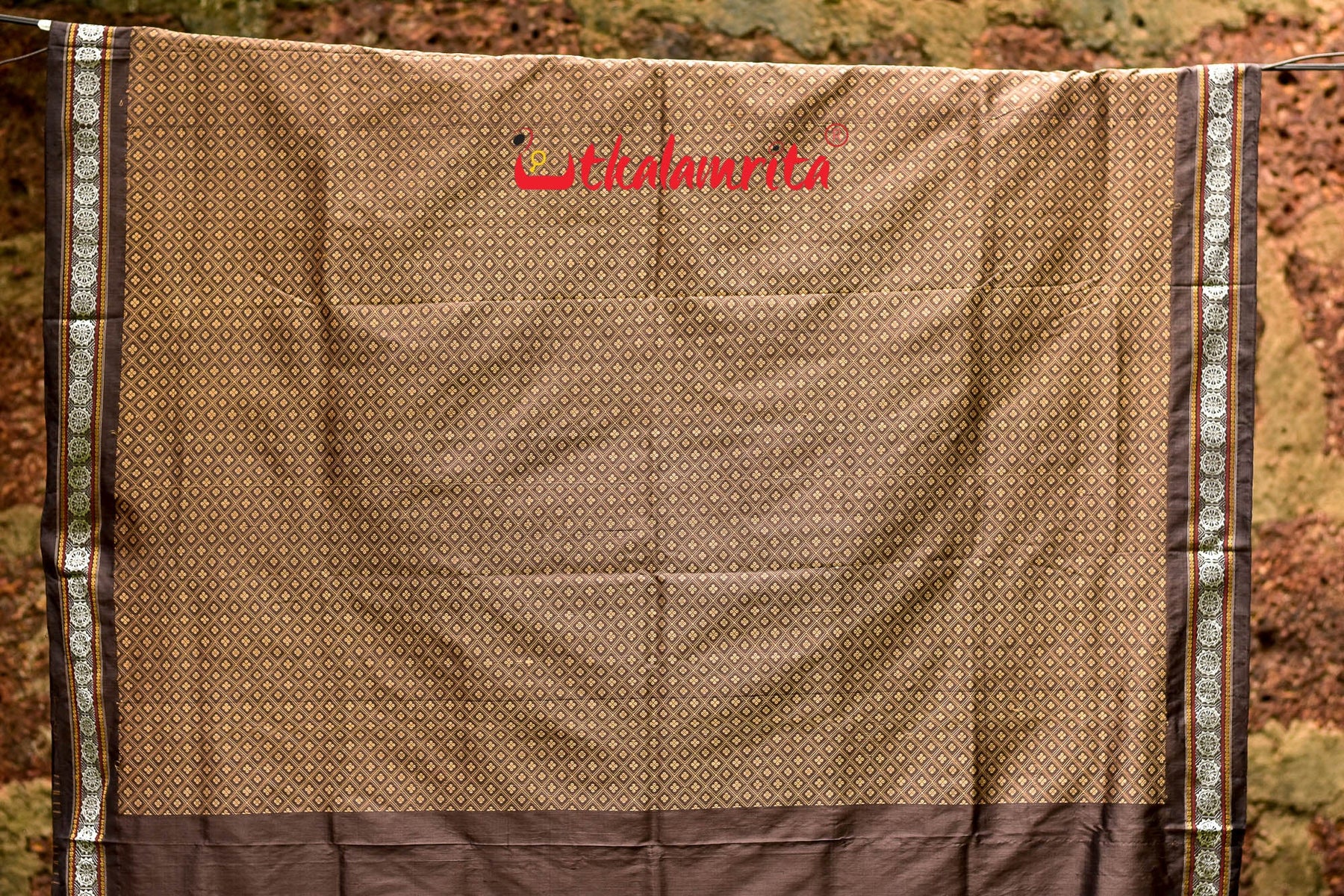Banarasi Khandua Fusion Black Jala Silk Saree