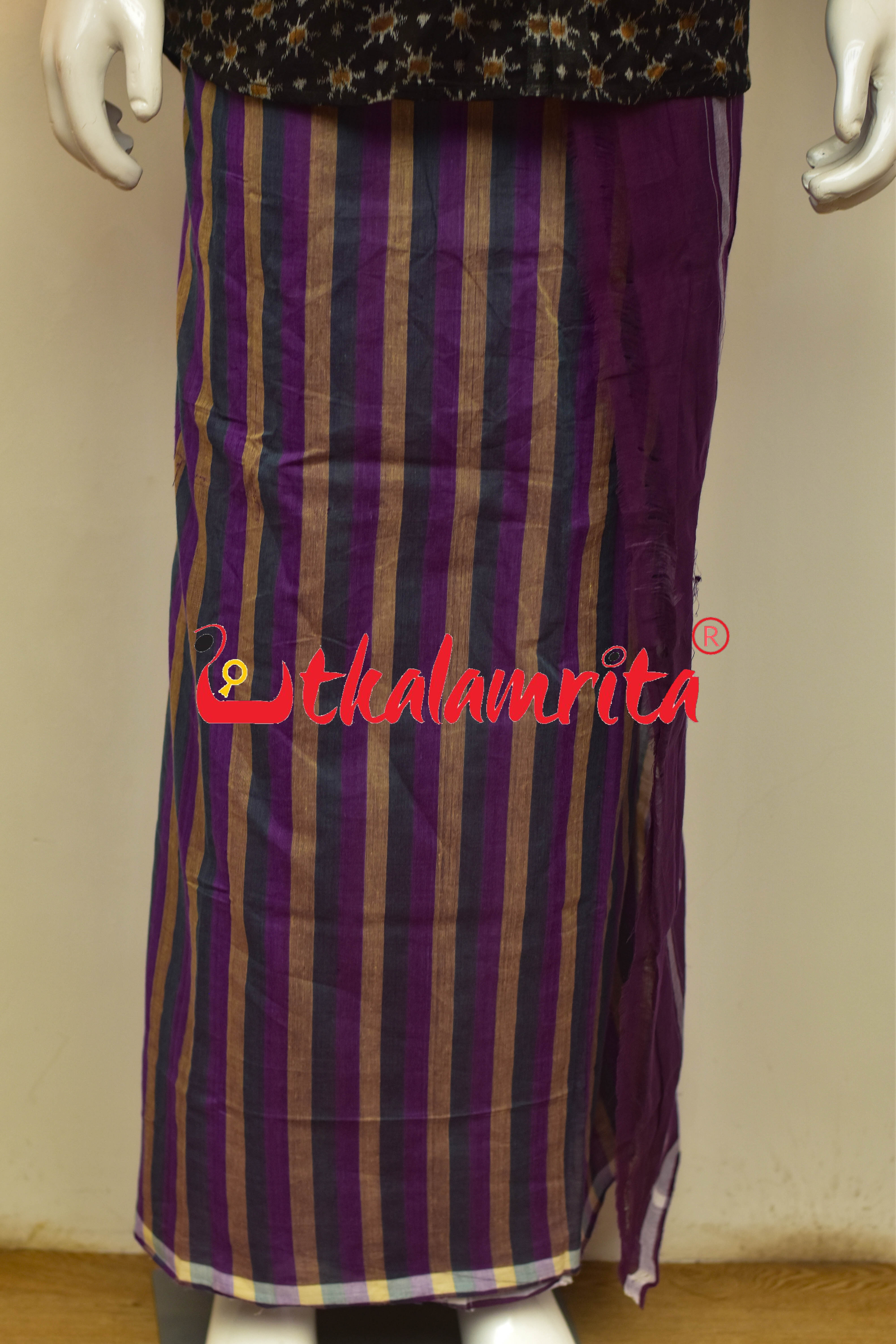 Triple Stripes Pittala Single Cotton (Lungi)