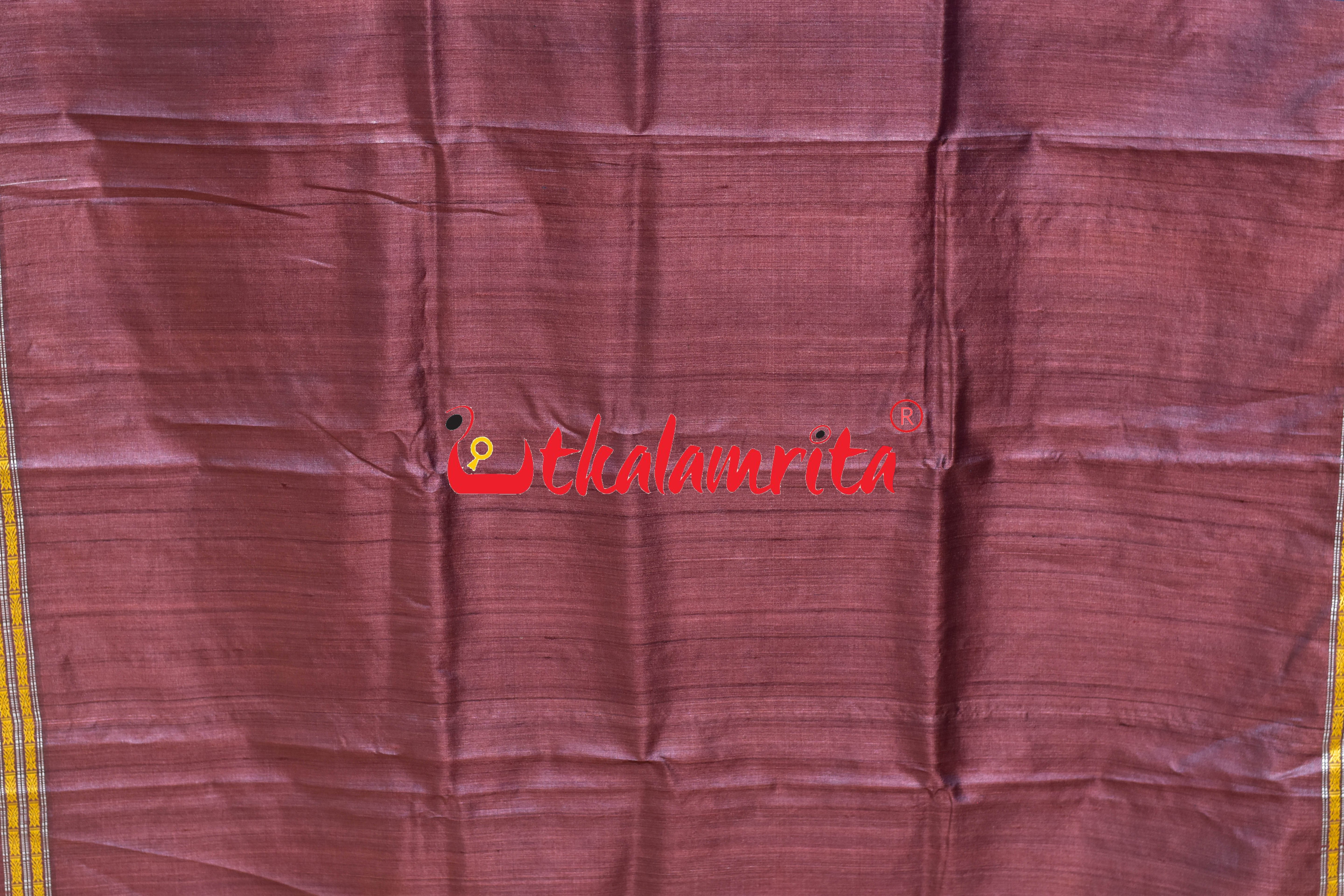 Prussian Blue Original Ganjam Bomkai Inspired Gopalpur Tussar Saree