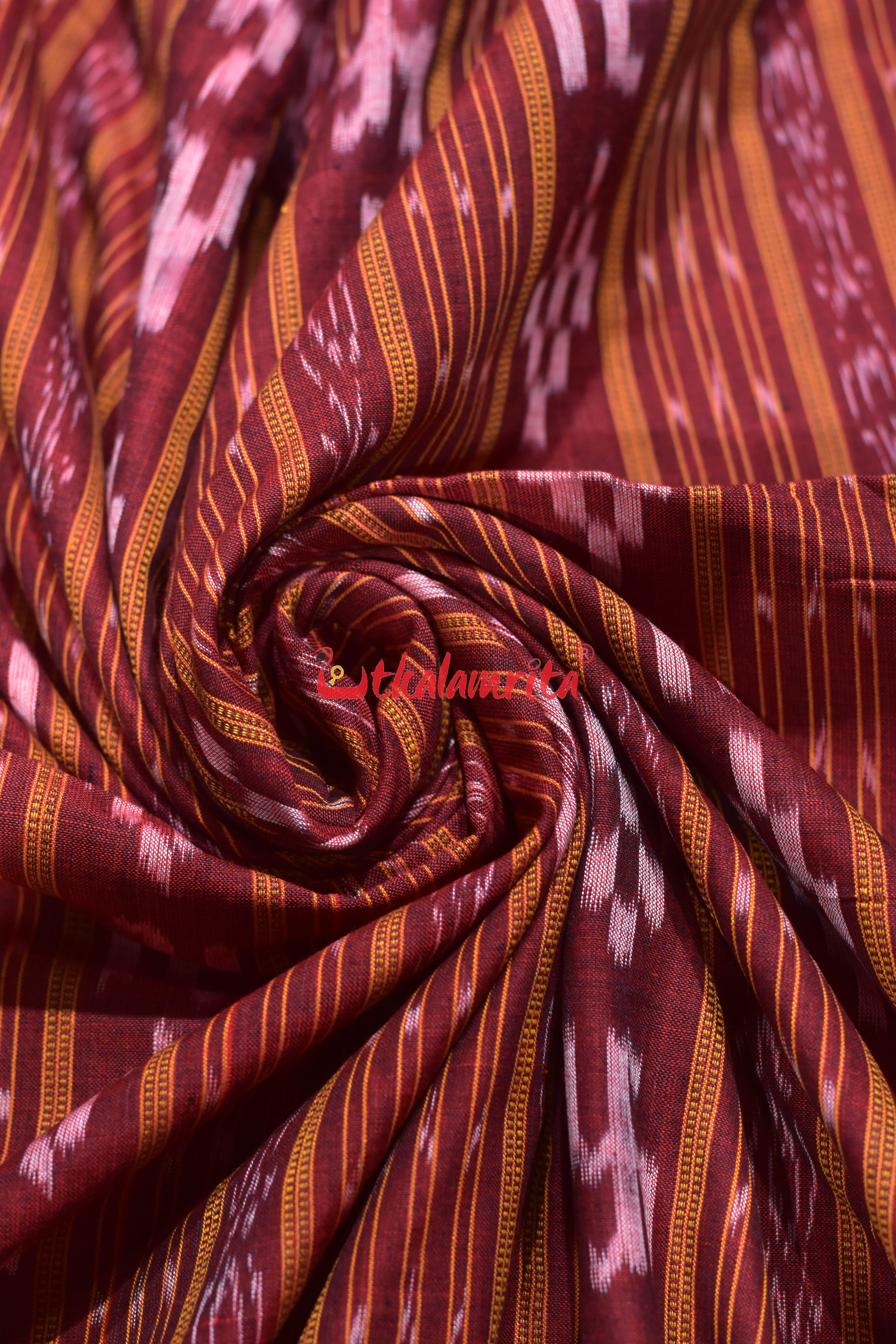 Maroon Swastik With Pasapali (Fabric)