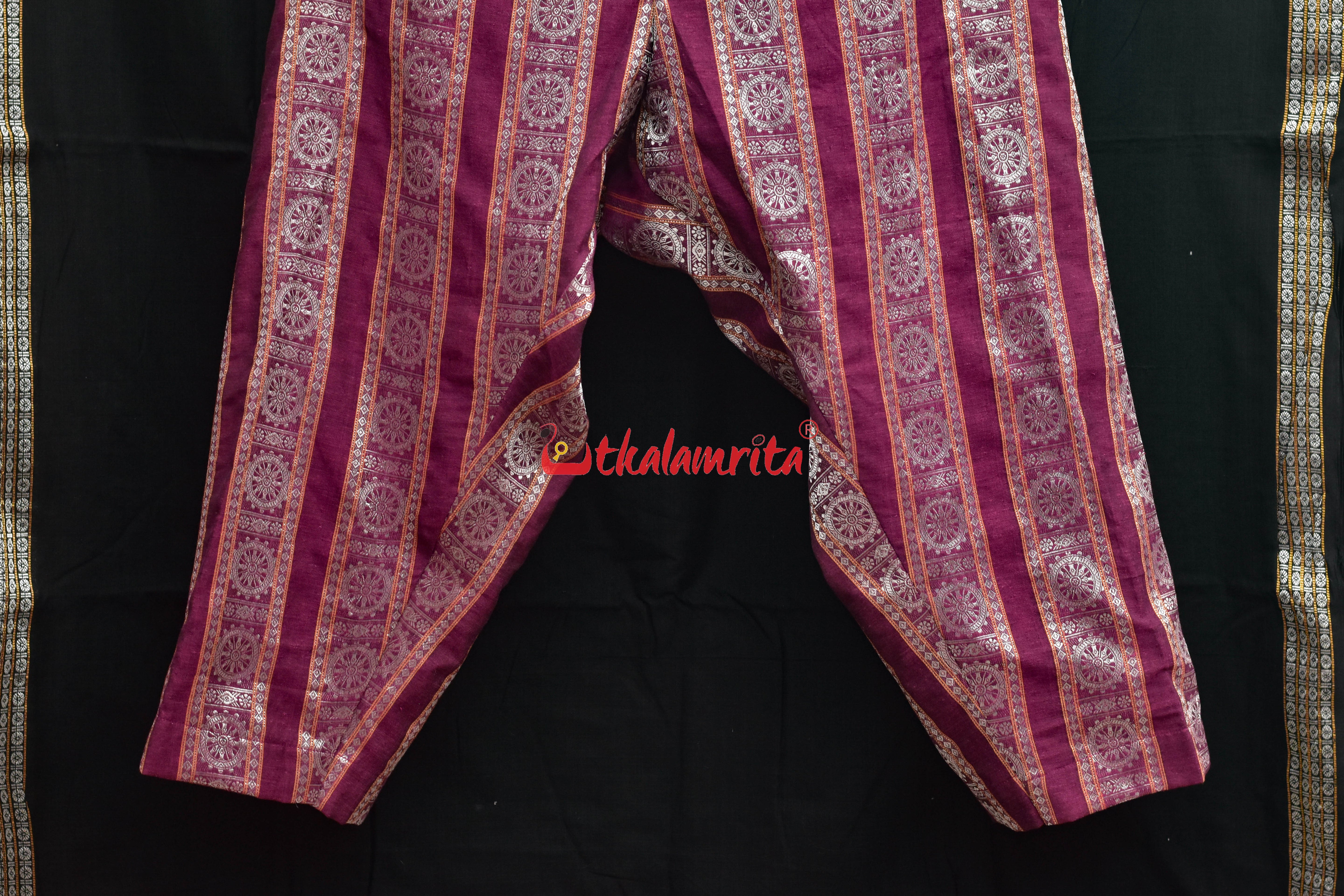 Jamun and Grey (Ladies Kurta Set)