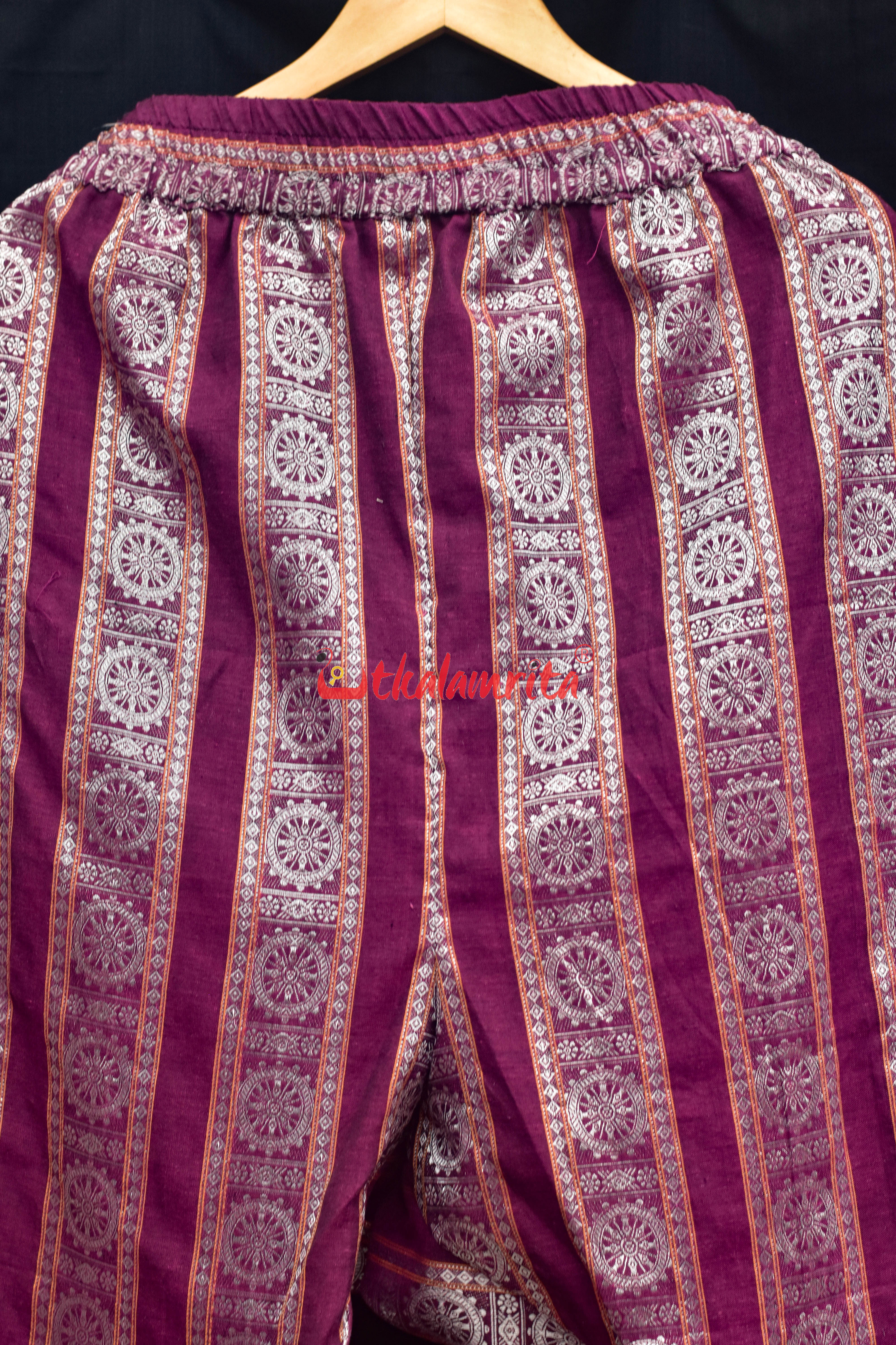 Jamun and Grey (Ladies Kurta Set)