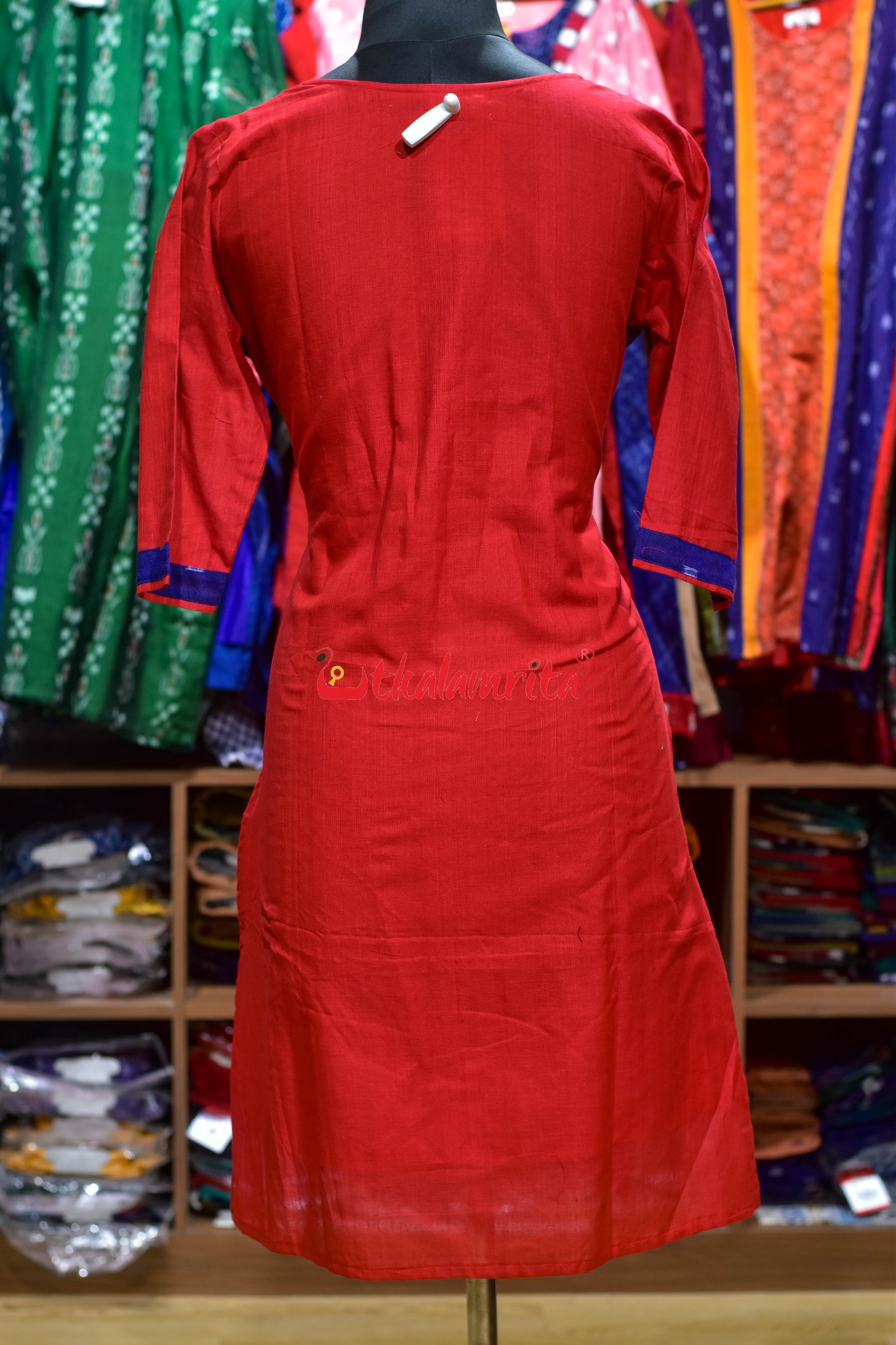 Sunset Ikat Glow (Ladies Kurti)